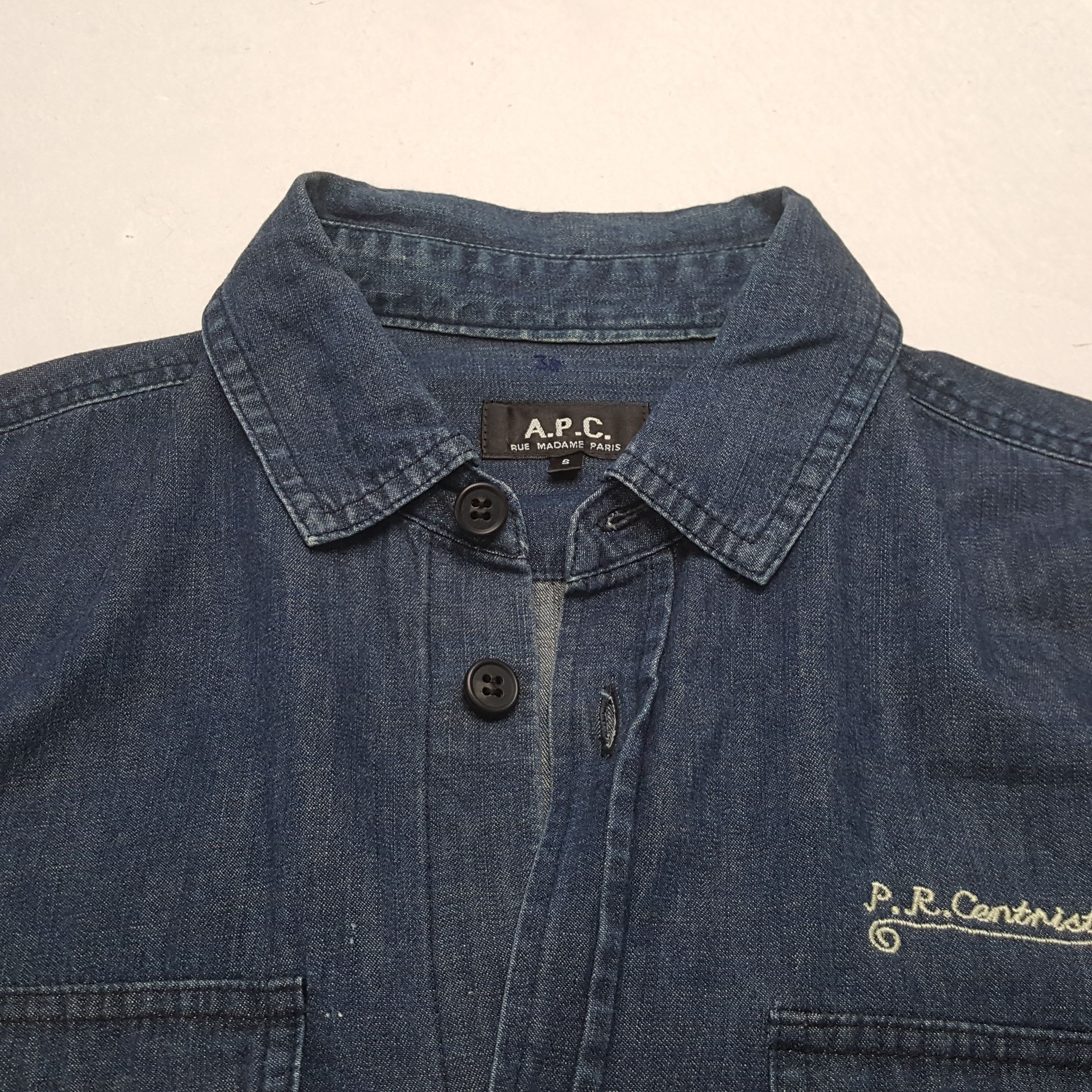 A.P.C. Vintage A.P.C Japanese Brand Denim Shirt C301N37 Size US S / EU 44-46 / 1 - 7 Thumbnail