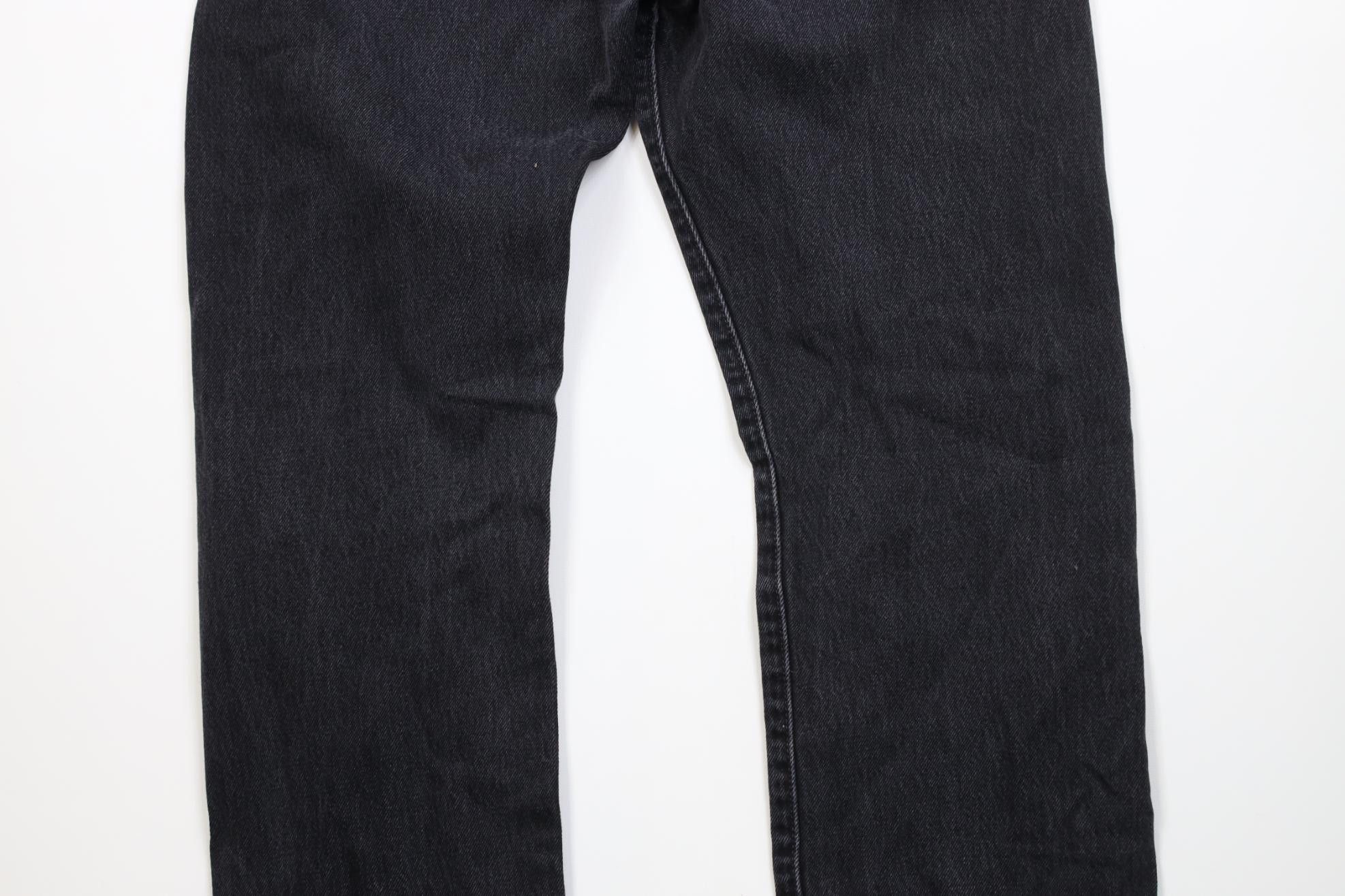 Levi's Vintage Y2K Levis 501xx Button Fly Original Fit Jeans Black Size US 33 - 11 Thumbnail