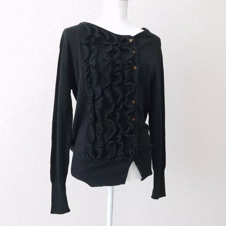Vivienne Westwood Vivienne Westwood A wrinkled, asymmetrical cardigan coat Size M / US 6-8 / IT 42-44 - 2 Thumbnail