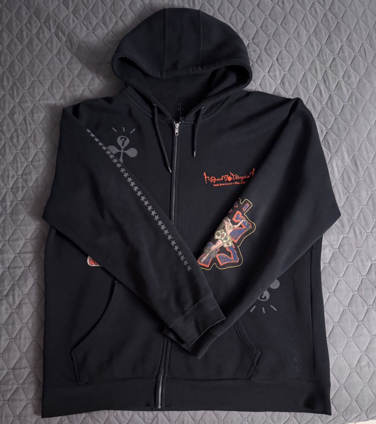 Travis Scott Travis Scott Road To Utopia Vegas Zip Up Size US XL / EU 56 / 4 - 3 Thumbnail