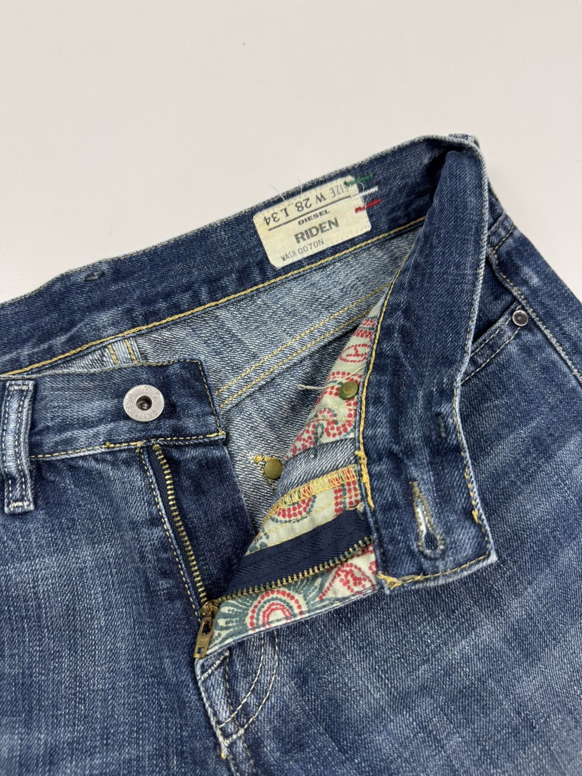 Diesel Y2K Vintage Diesel Riden Washed Denim Women’s Jeans Size 30" / US 8 / IT 44 - 8 Thumbnail