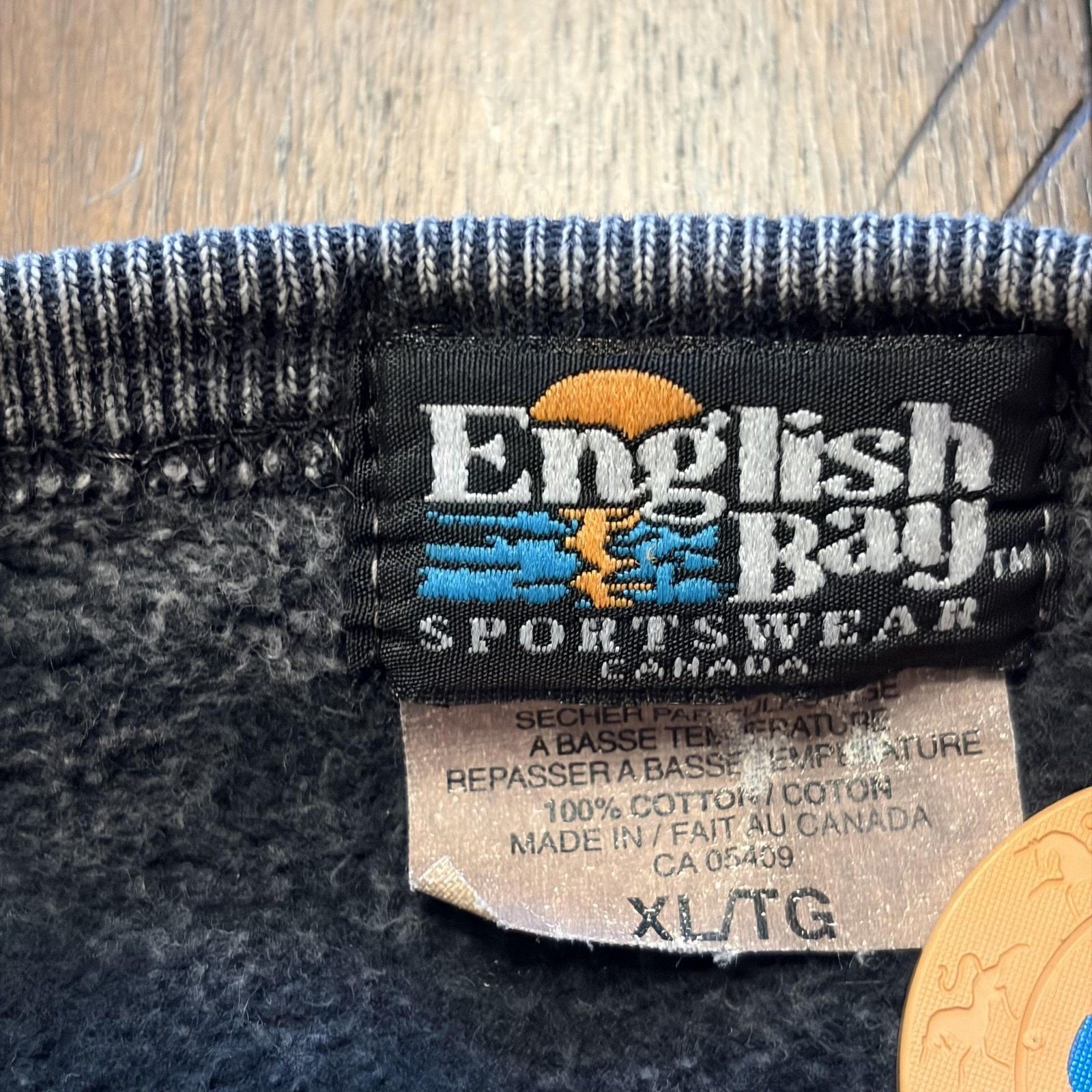 Vintage Vtg English Bay Sweatshirt Men XL Gray Tony Hunt Thunderbird Size US XL / EU 56 / 4 - 8 Thumbnail