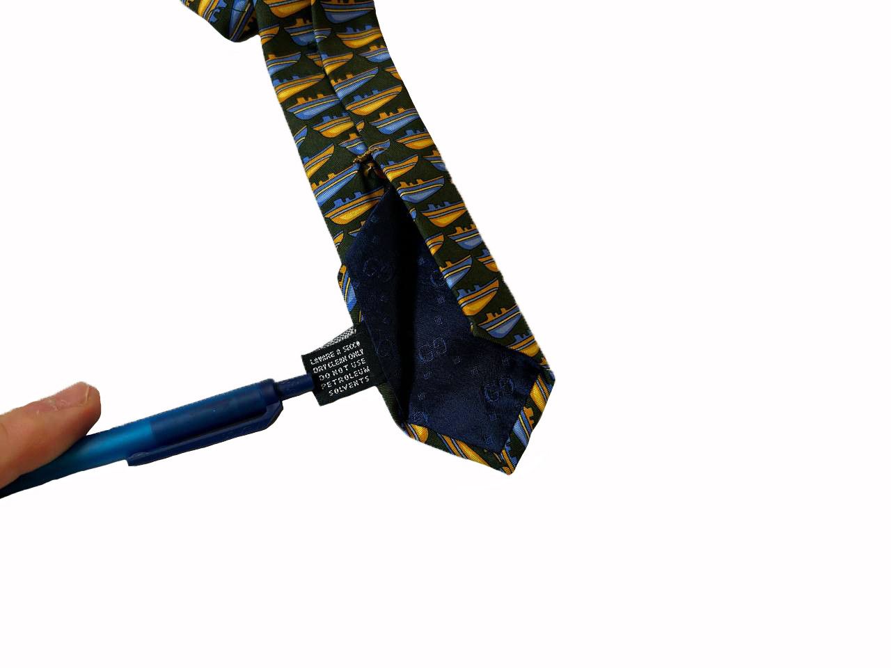 Gucci Silk vintage Gucci tie Size ONE SIZE - 5 Thumbnail