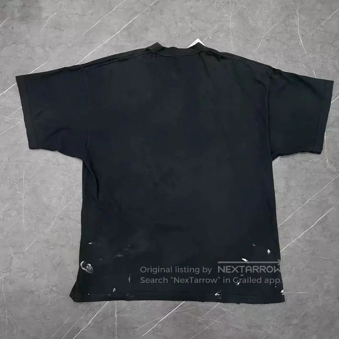 Balenciaga Balenciaga Rock Inkjet Flame Destruction Letter Logo Short Size US L / EU 52-54 / 3 - 2 Thumbnail