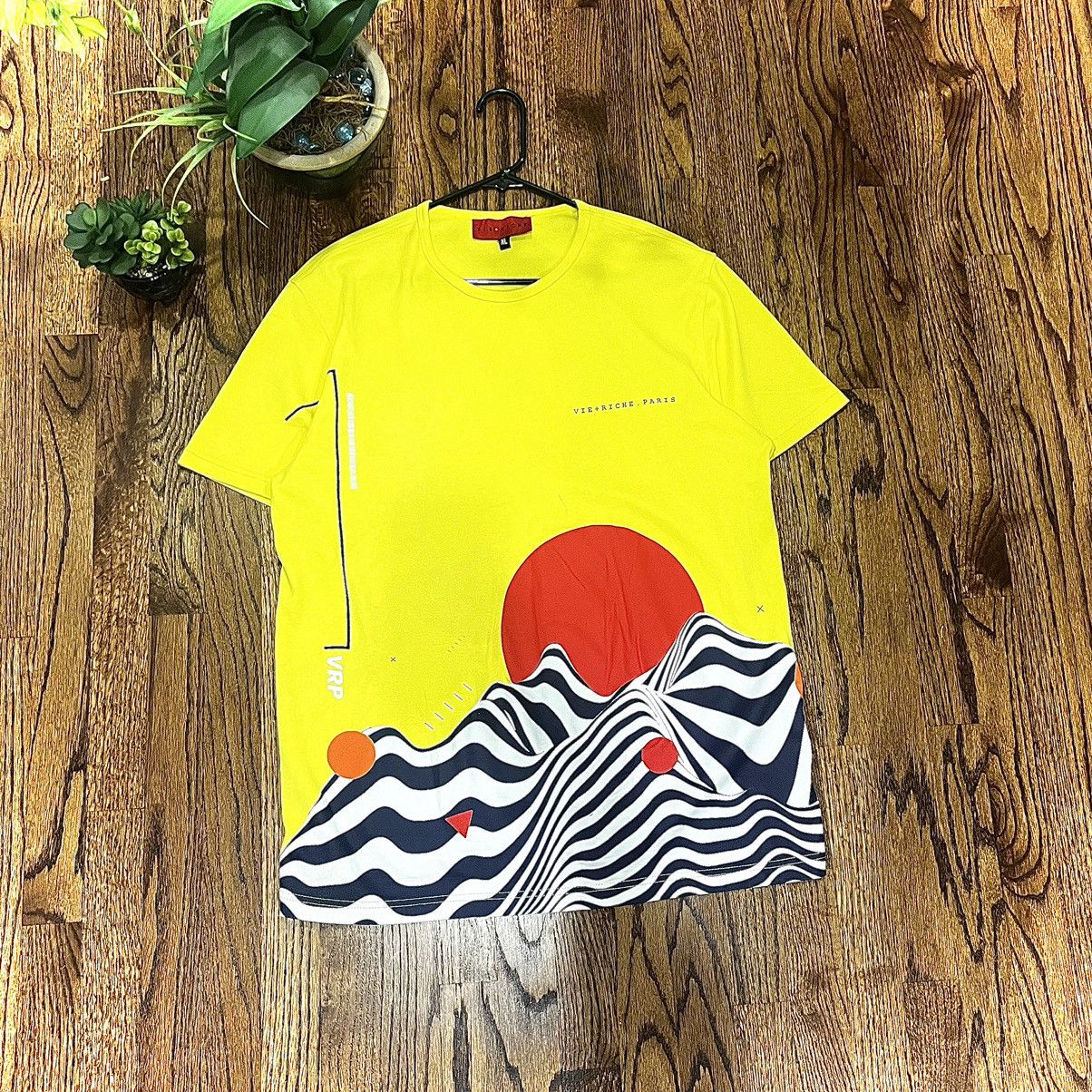 Vie + Riche Paris VIE + RICHIE PARIS “OPTICAL ILLUSION” TEE Size US XL / EU 56 / 4 - 1 Thumbnail