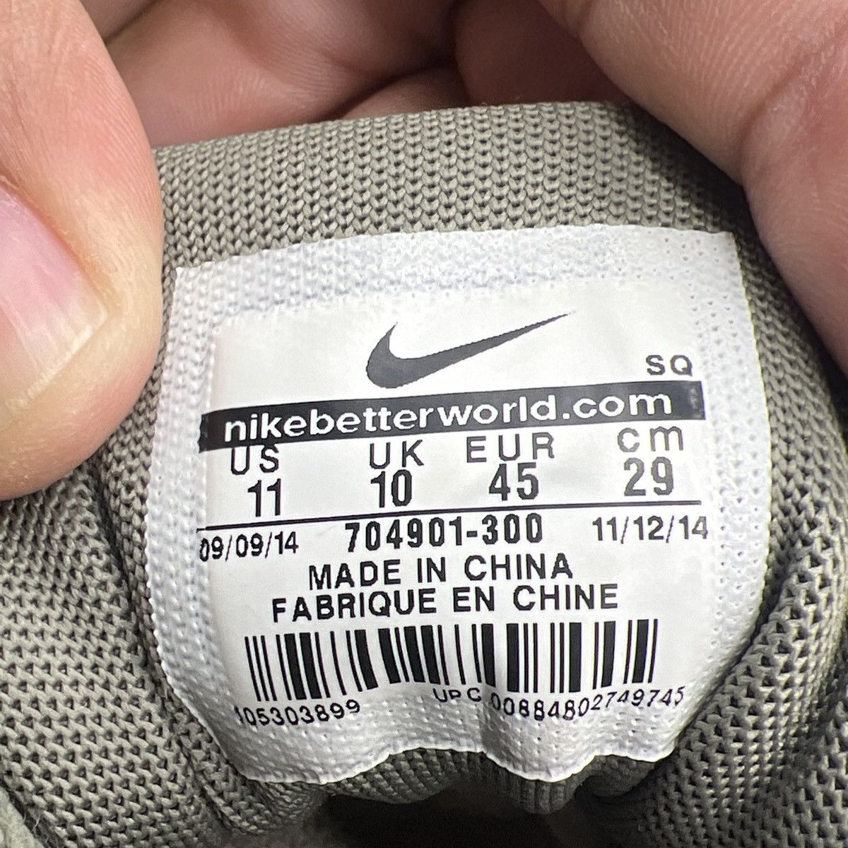 Nike Air max 1 patch steel green Size US 11 / EU 44 - 8 Thumbnail