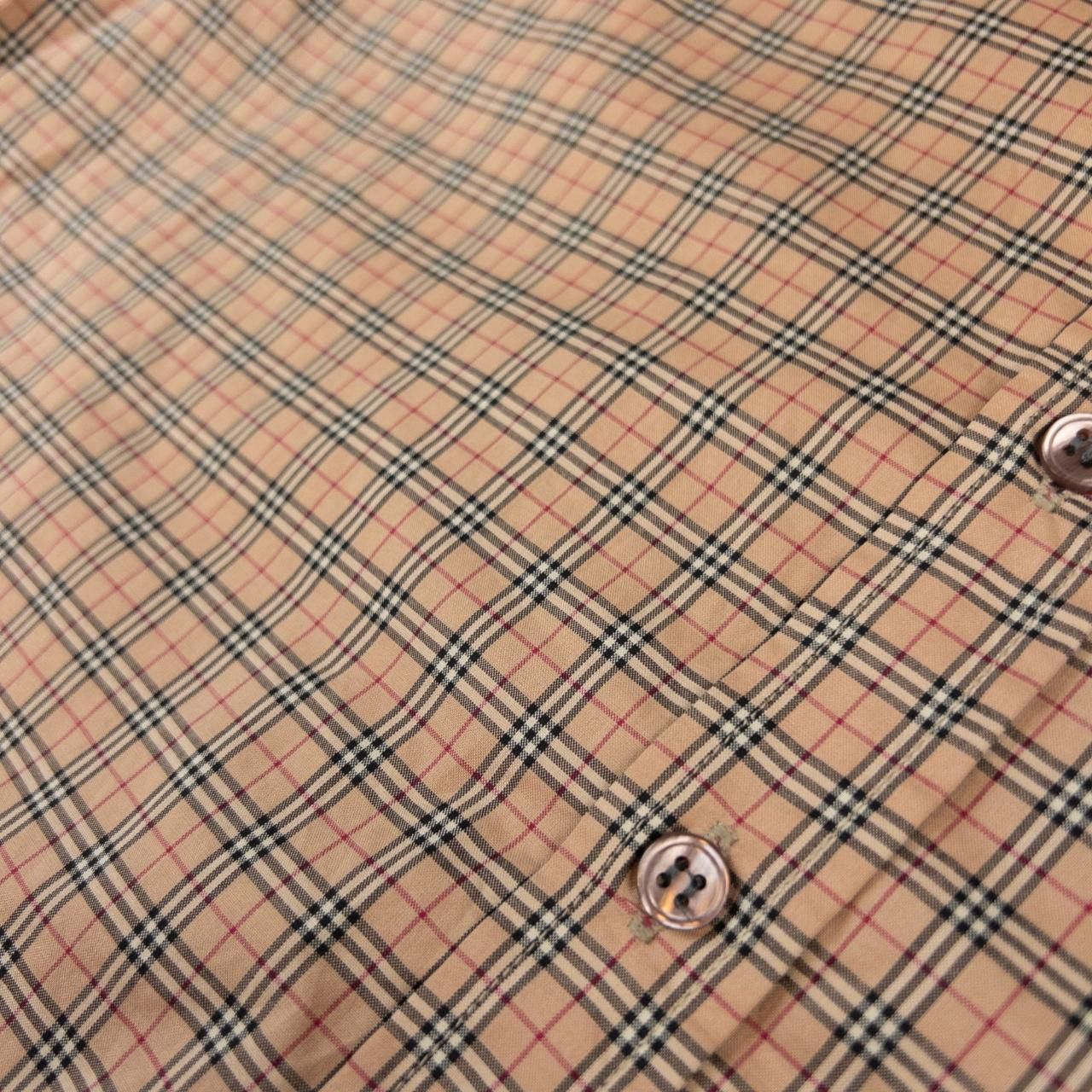 Burberry Vintage Burberry Nova Check Short Sleeve Shirt Size XL Size US XL / EU 56 / 4 - 4 Thumbnail