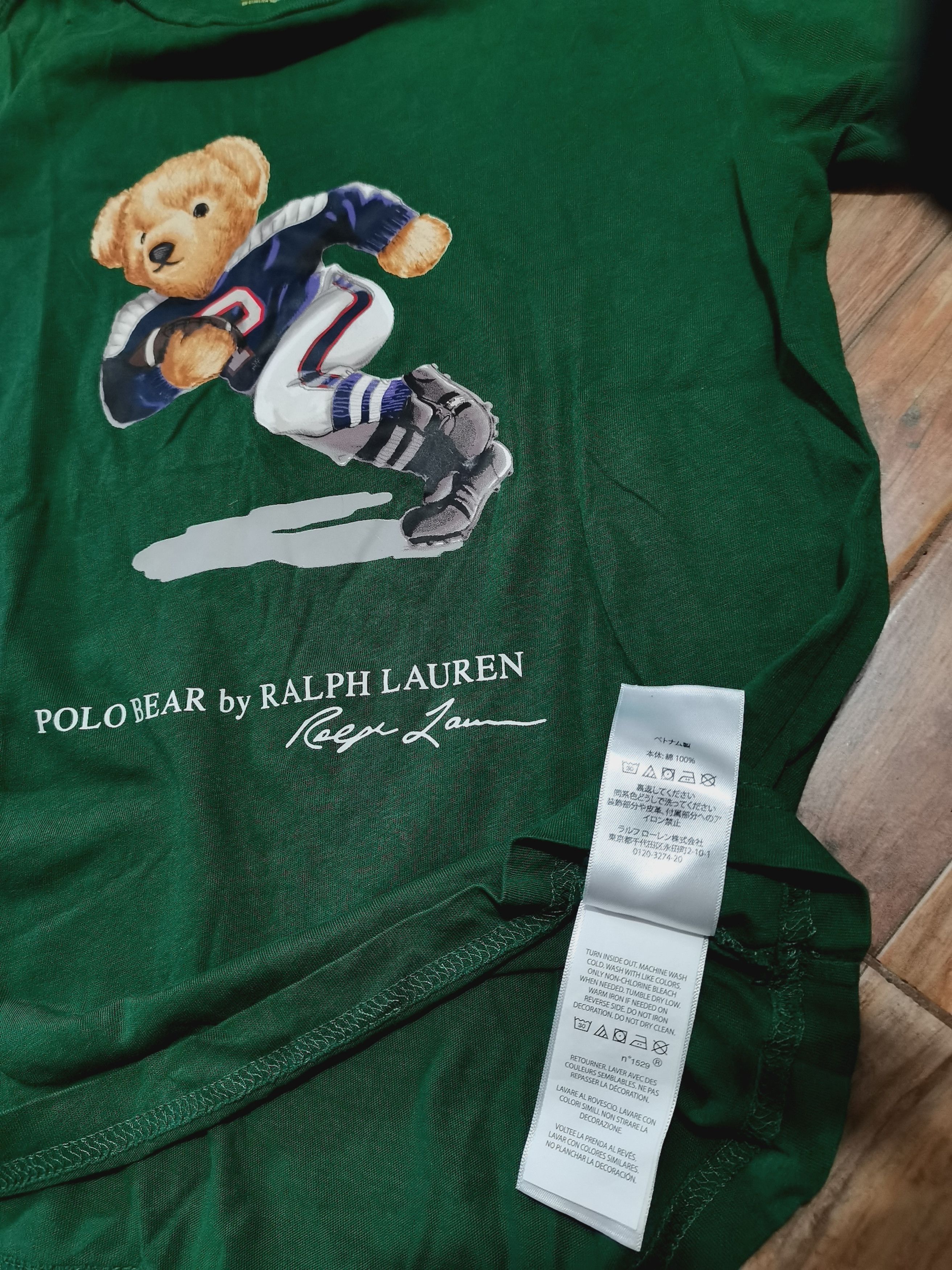 Polo Ralph Lauren × Ralph Lauren Ralph lauren polo bear football shirt size 7 kids Size US XXS / EU 40 - 6 Thumbnail