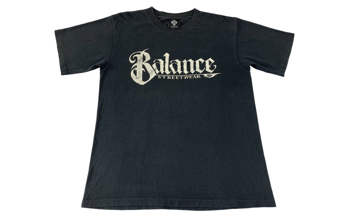 BAL Vintage 90s Balance Wear USA Streetwear Skateboard Tee Size US L / EU 52-54 / 3 - 1 Thumbnail
