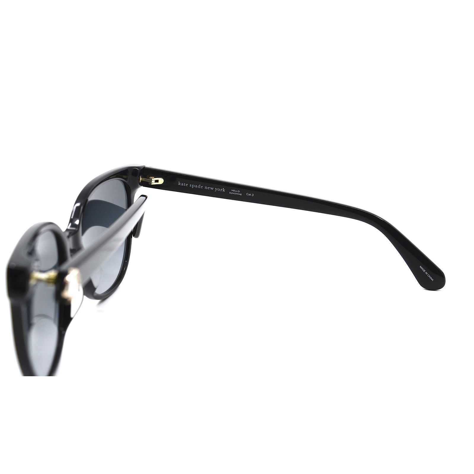 Kate Spade NEW KATE SPADE GERALYN/S 807 BLACK GREY AUTHENTIC SUNGLASSES Size ONE SIZE - 7 Thumbnail