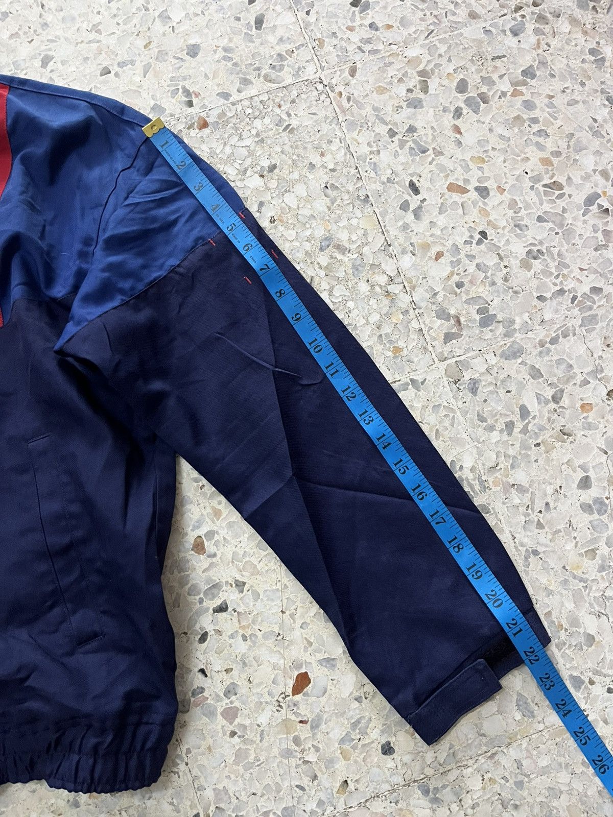 Japanese Brand ENEOS Japan Jacket Navy Red Stripe Racing Uniform Vintage Size US L / EU 52-54 / 3 - 10 Thumbnail
