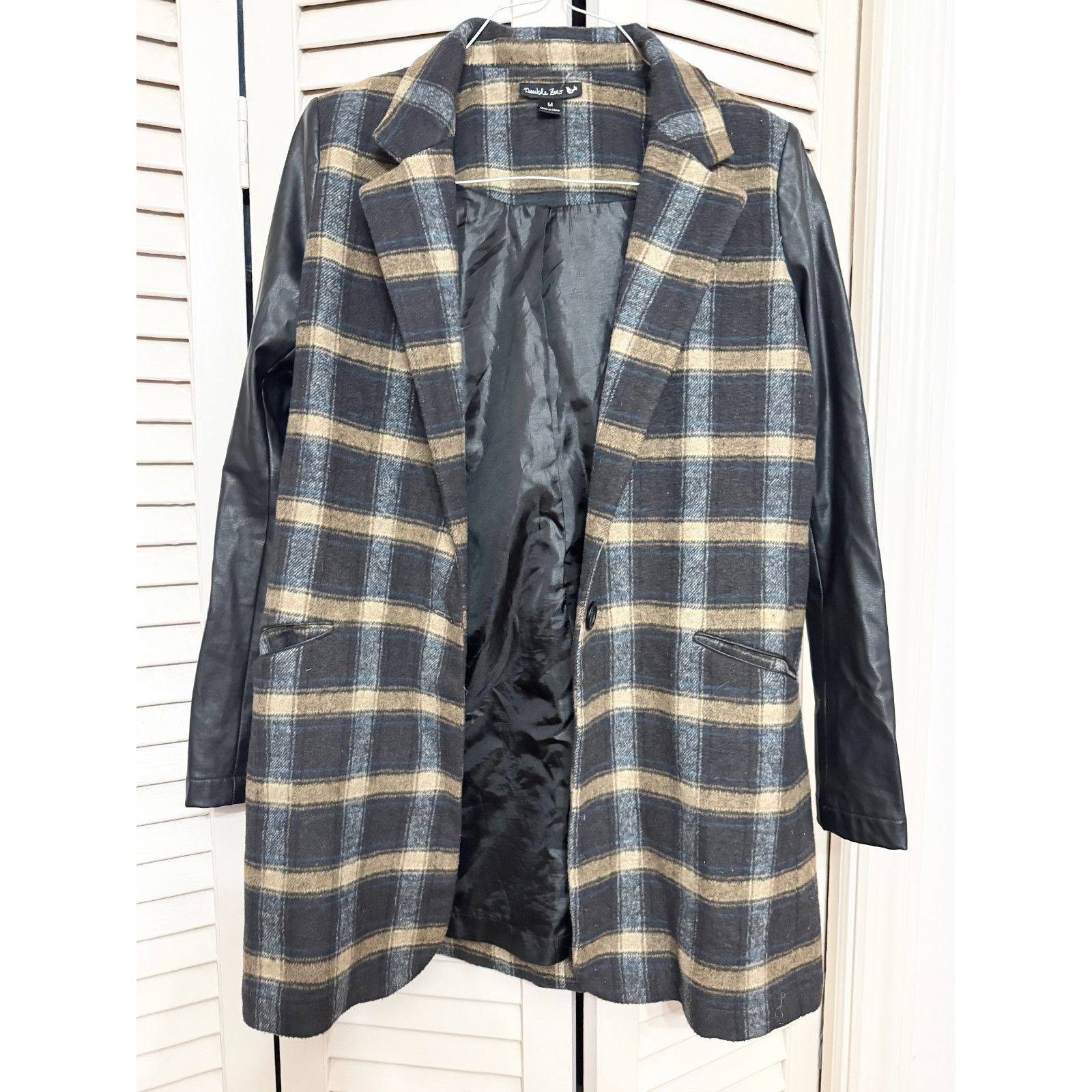 Other Double Zero Plaid Coat Jacket size M Size M / US 6-8 / IT 42-44 - 3 Thumbnail