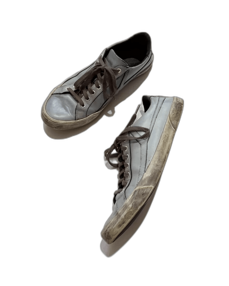 Saint Laurent Paris Saint Laurent Distressed Flat Casual Sneakers Size US 10 / EU 43 - 1 Thumbnail