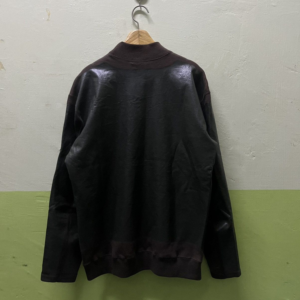 Issey Miyake Archival Vintage 80s Issey Miyake Leather-Look Pullover Size US S / EU 44-46 / 1 - 3 Thumbnail
