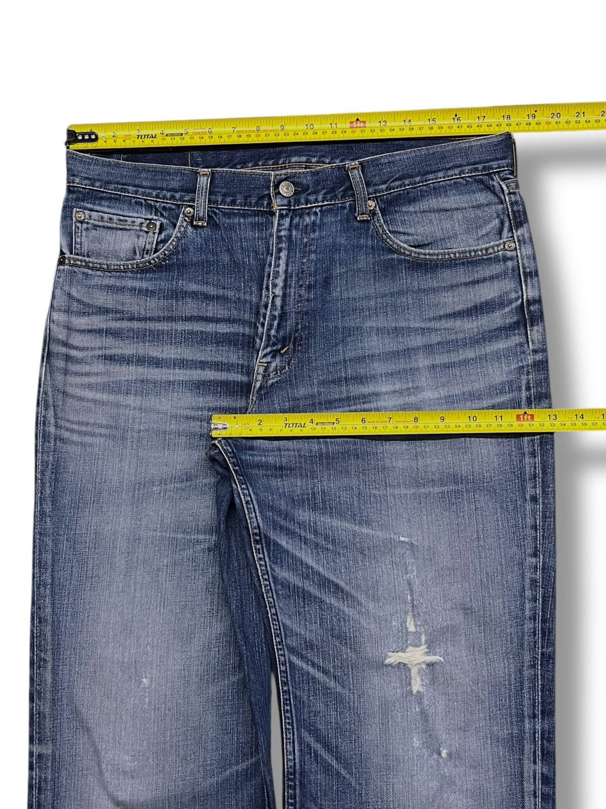 Levi's Baggy Vintage Levi’s 533 Japan - Faded Wash,Distressed Denim Size US 36 / EU 52 - 17 Thumbnail