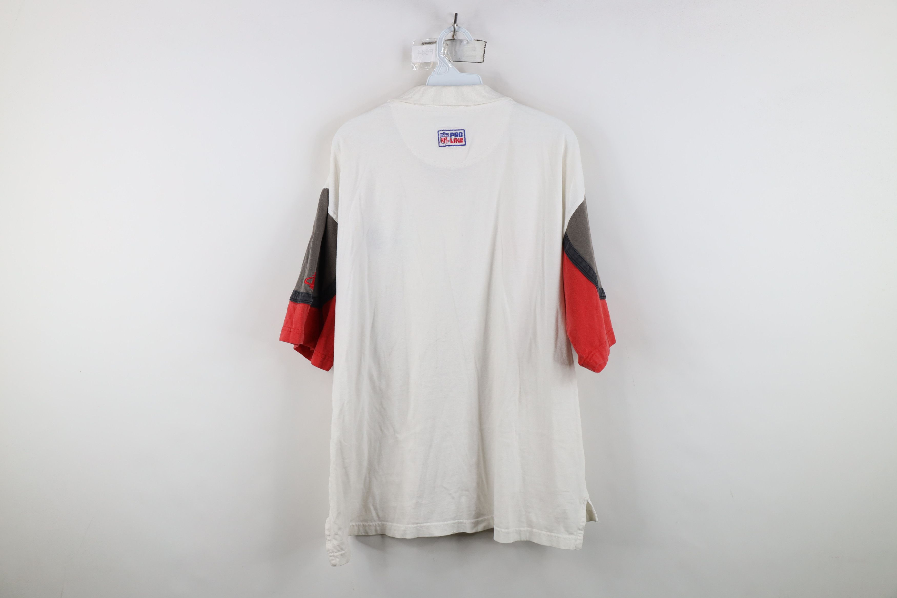 Vintage Vintage 90s Tampa Bay Buccaneers Football Golf Polo Shirt Size US L / EU 52-54 / 3 - 14 Thumbnail