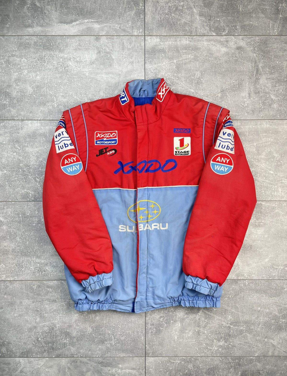 Formula 1 Subaru Racing Rally Motorsport Jacket Vintage Size US XL / EU 56 / 4 - 1 Thumbnail