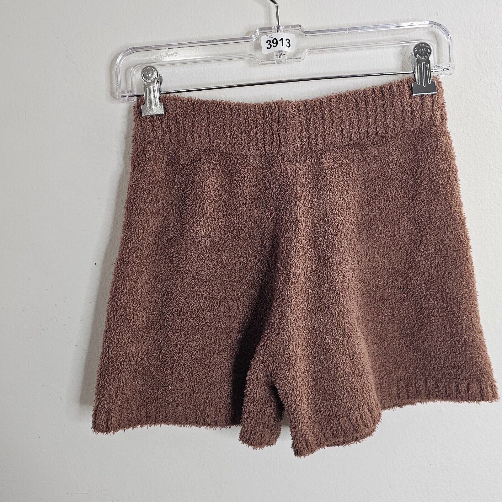 Other Salty Chic Brown High Waist Fuzzy Stretch Short Shorts Small Size 27" / US 4 / IT 40 - 2 Thumbnail