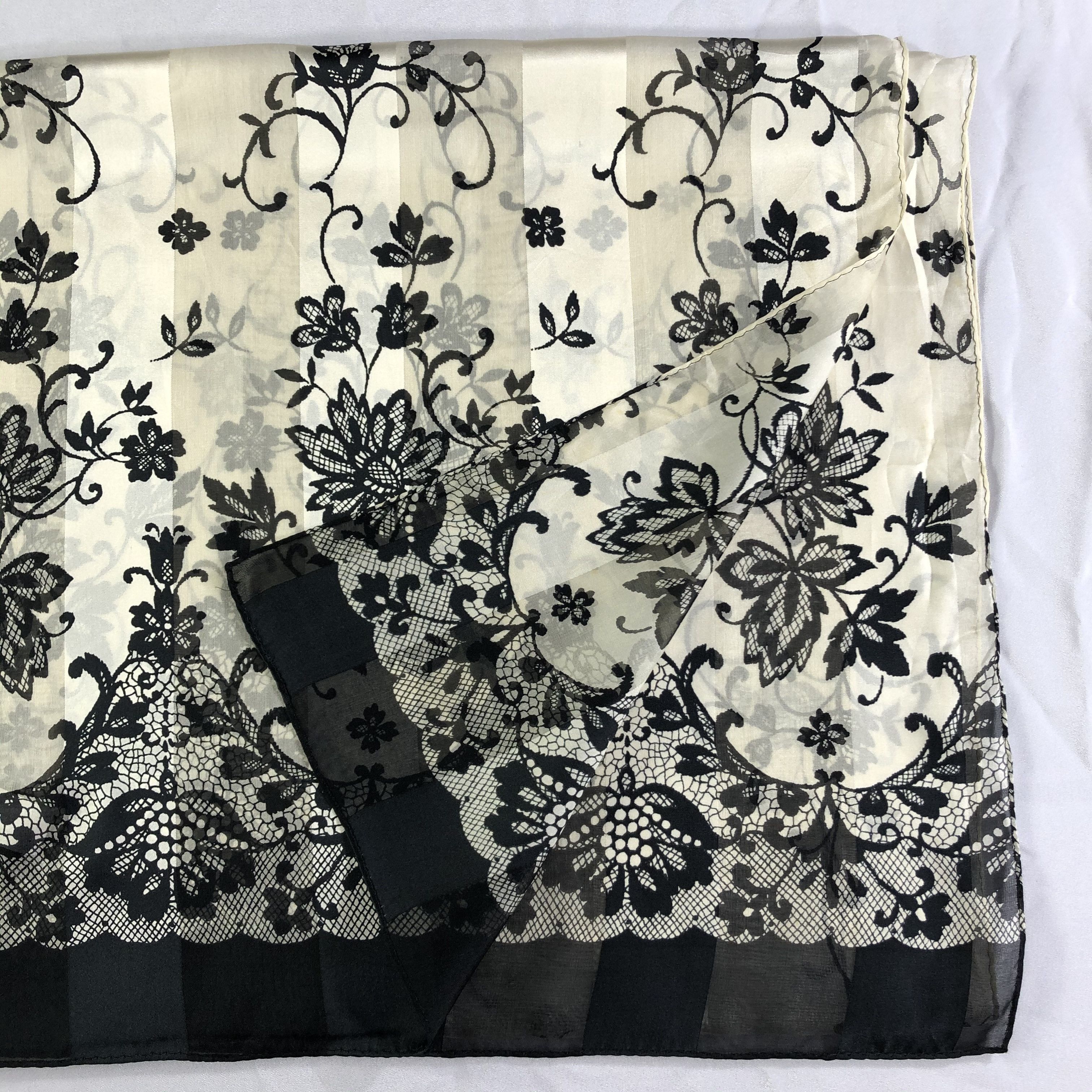 Vintage Vintage Silk Scarf Size ONE SIZE - 4 Thumbnail