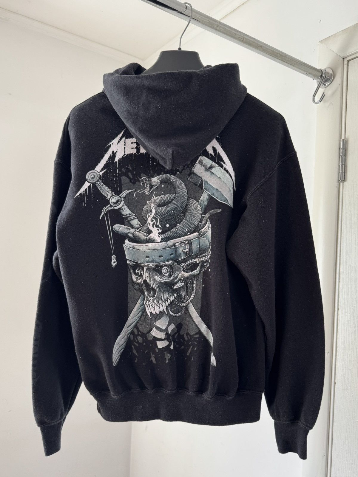 Band Tees Vintage Metallica Pusheads Band Printed Hoodie Size US M / EU 48-50 / 2 - 1 Thumbnail