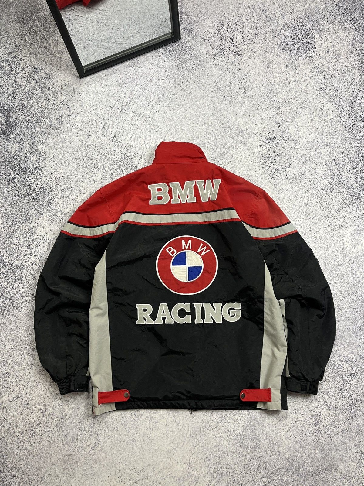 BMW × Vintage Vintage BMW Racing Jacket Michelin Good Year EmbroideredLogo Size US XXL / EU 58 / 5 - 8 Thumbnail