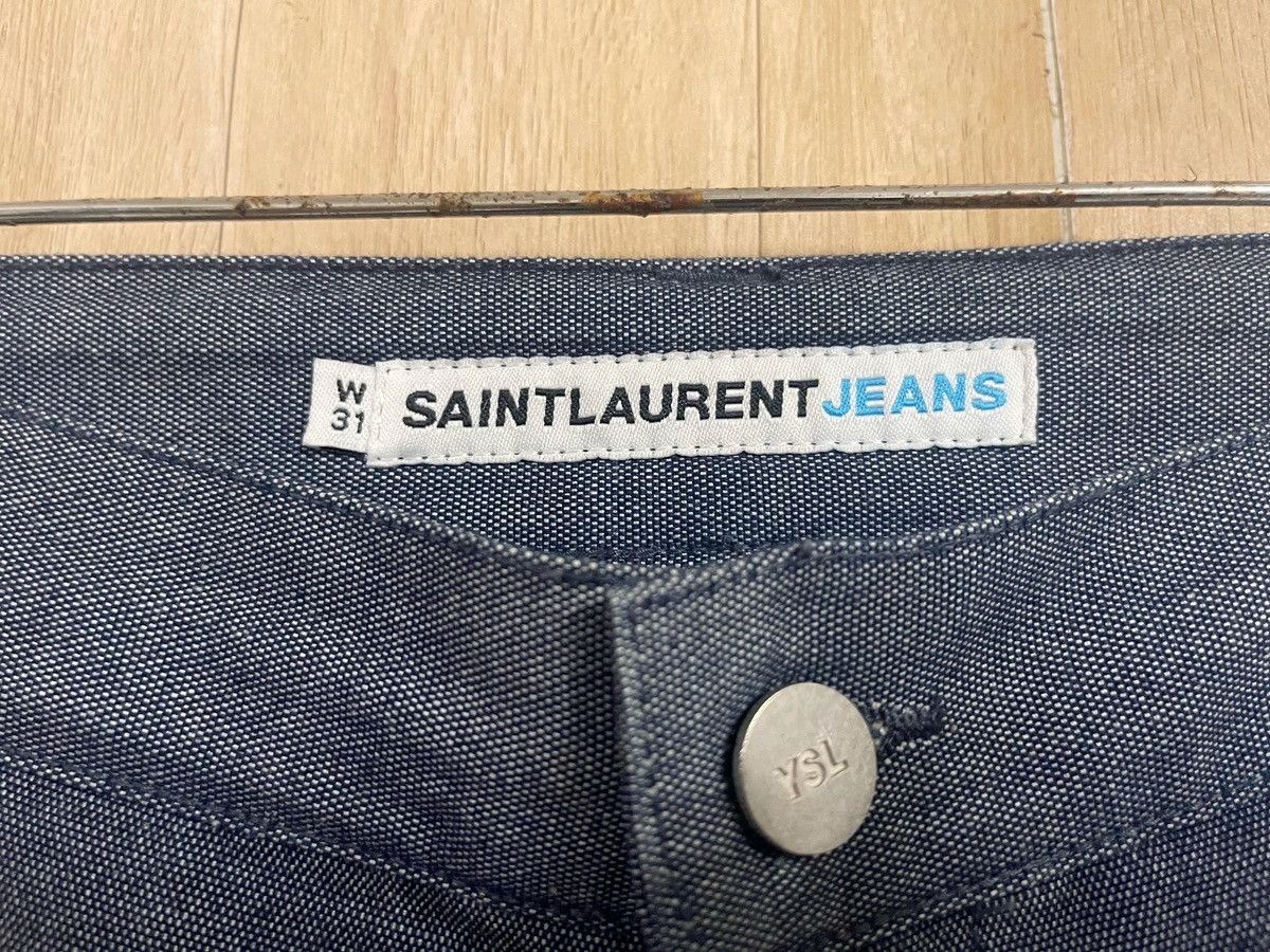 Saint Laurent Paris Saint Laurent Denim French Work Wear Baggy W30 L40 Vintage Size US 30 / EU 46 - 2 Thumbnail