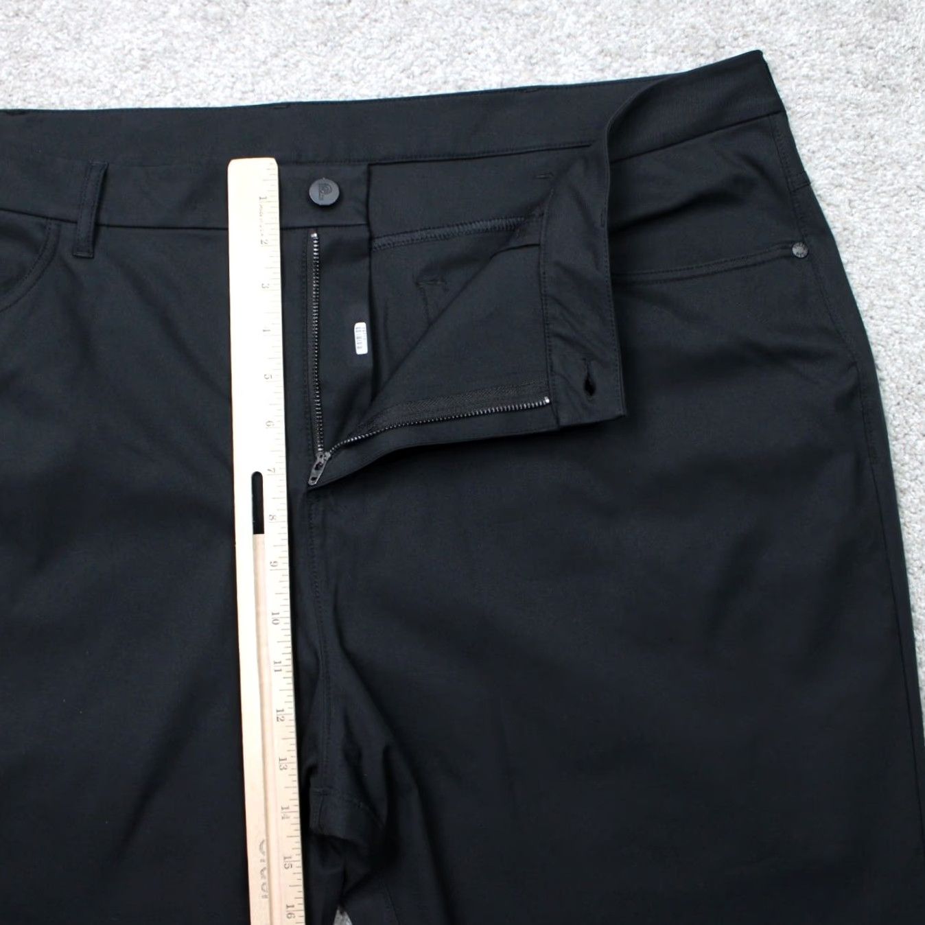 Vintage Public Rec Pants Mens 44x30 Black Gamechanger Performance Polyester Straight Leg Regular Inseam 30 Size US 44 / EU 60 - 7 Thumbnail