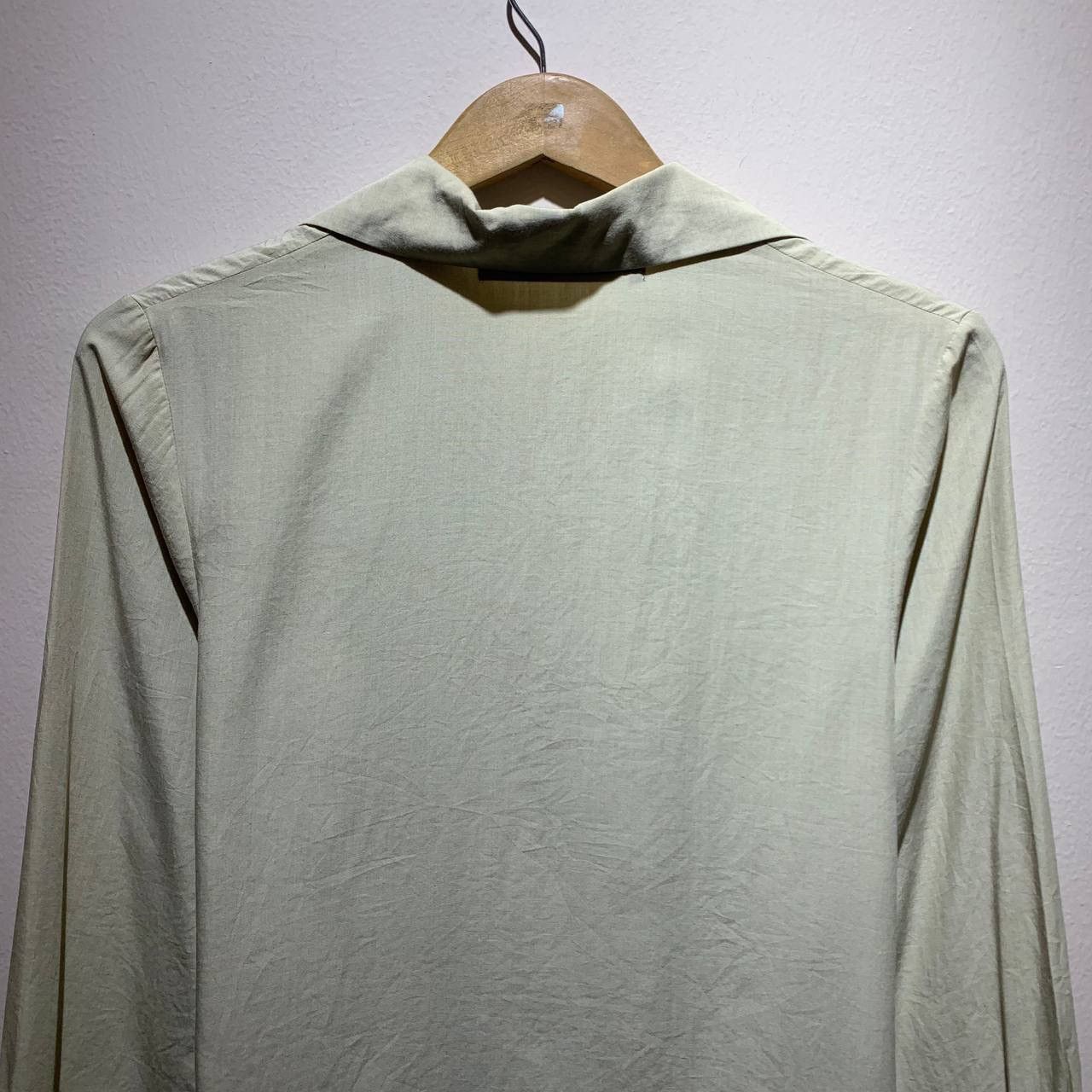 Katharine Hamnett London Katherine Hamnett Open Collar Cream Button Up Shirts Size US M / EU 48-50 / 2 - 4 Thumbnail