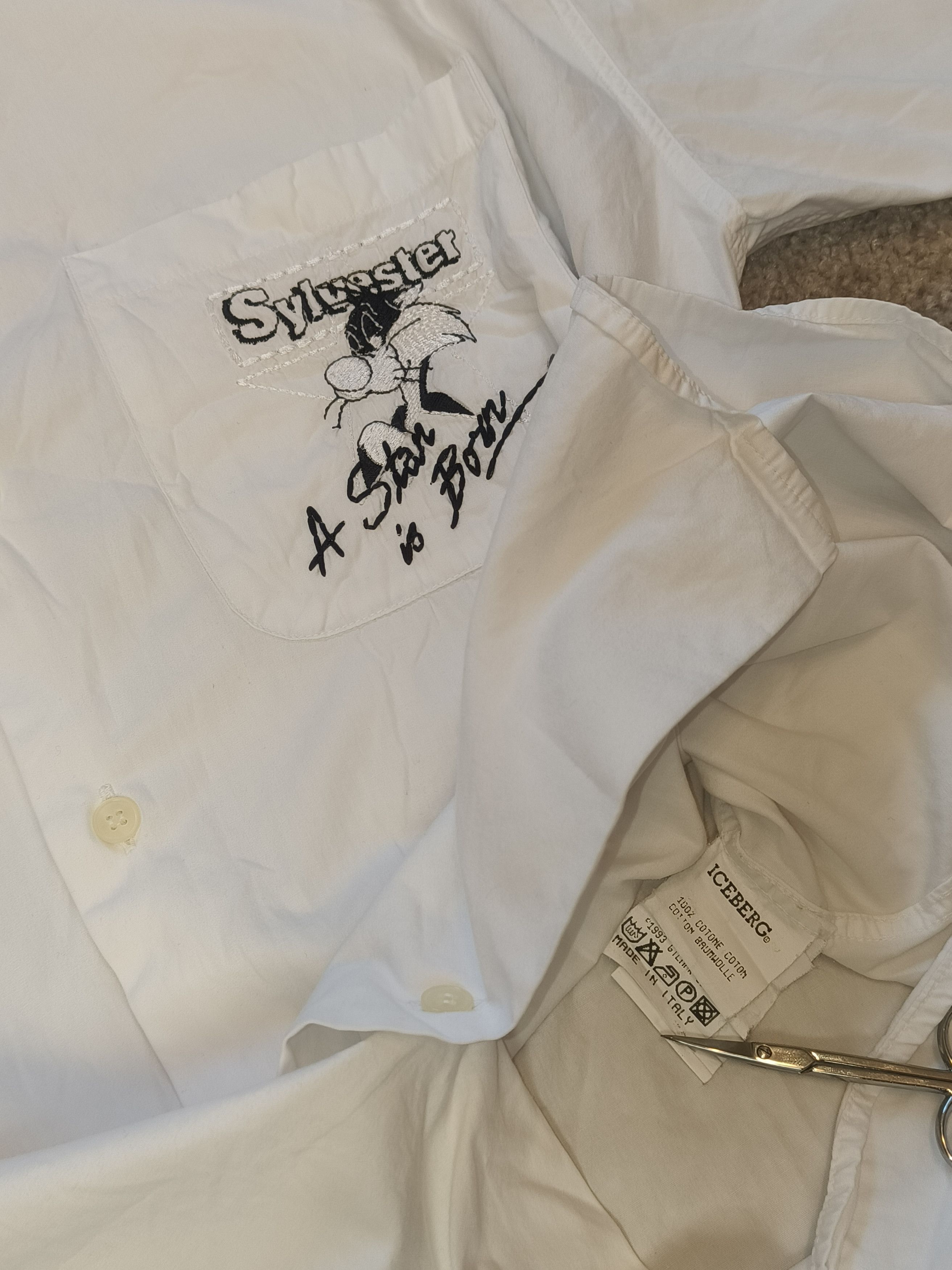 Iceberg × Warner Bros Iceberg x Warner Bros Sylvester Cat Vintage Shirt Size US L / EU 52-54 / 3 - 4 Thumbnail