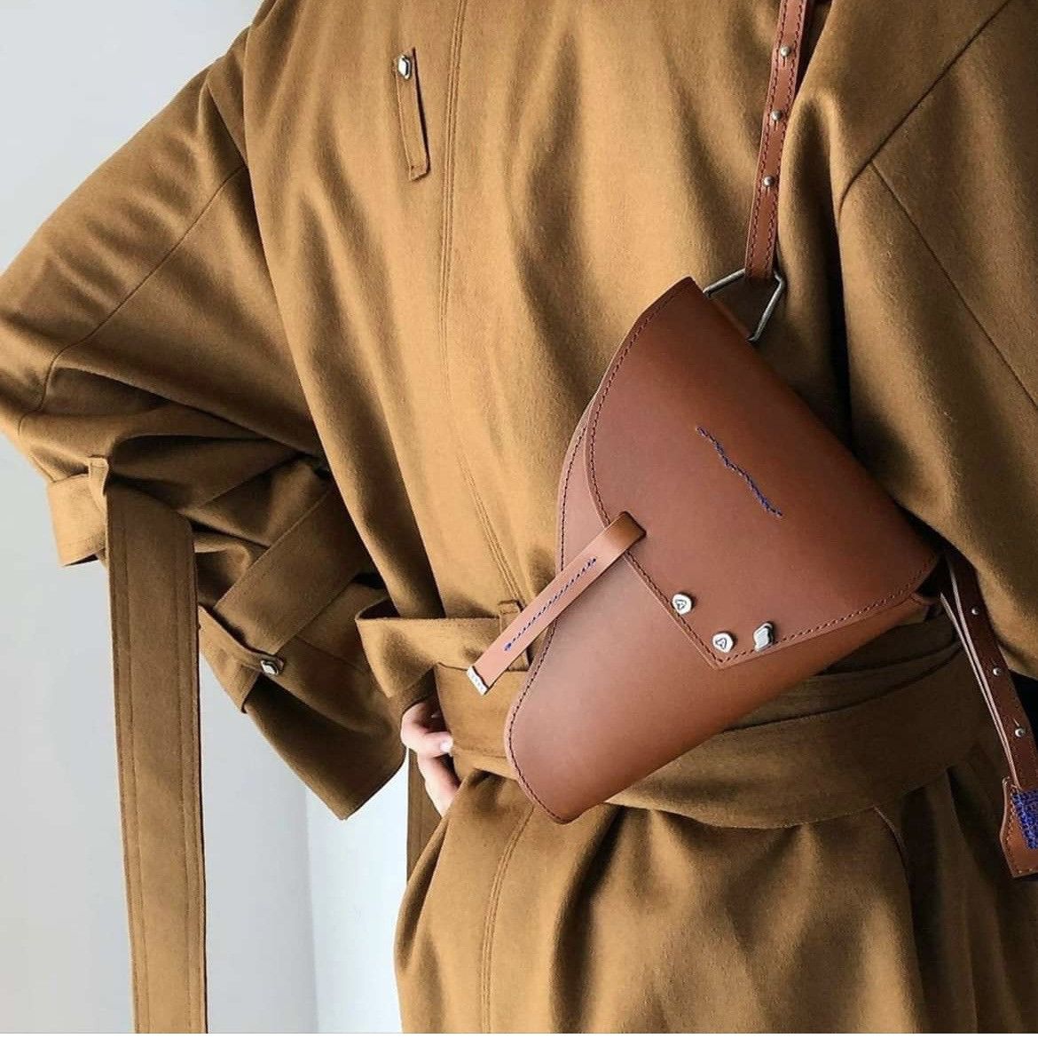 Ader Error Brown Gun Bag Size ONE SIZE - 3 Thumbnail