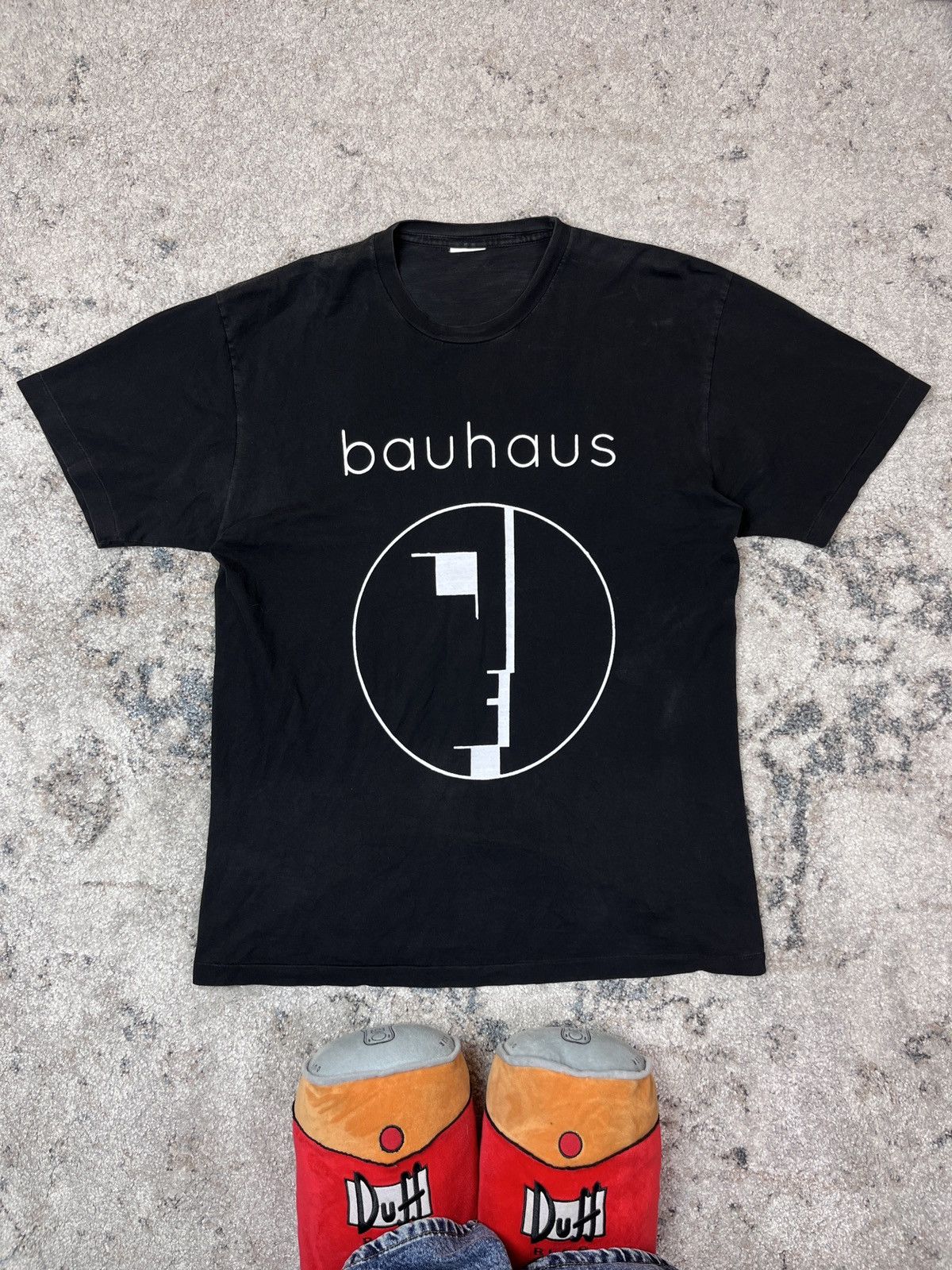 Band Tees 1990s BAUHAUS SINGLE STITCHED VINTAGE FADED TEE - LOT № 820 Size US XL / EU 56 / 4 - 1 Thumbnail