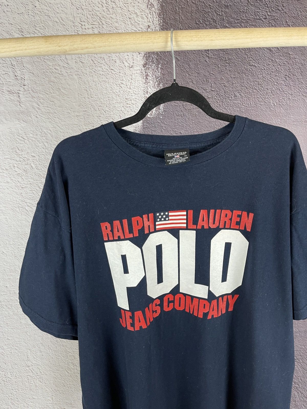 Polo Ralph Lauren Polo Jeans Company Ralph Lauren vintage big logo tee shirt Size US XL / EU 56 / 4 - 6 Thumbnail