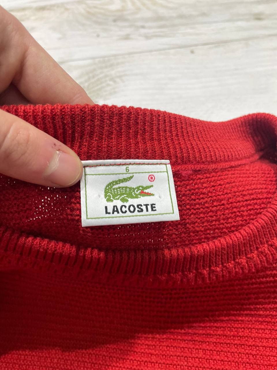 Lacoste Vintage Lacoste Knit Sweater Size US XL / EU 56 / 4 - 8 Thumbnail