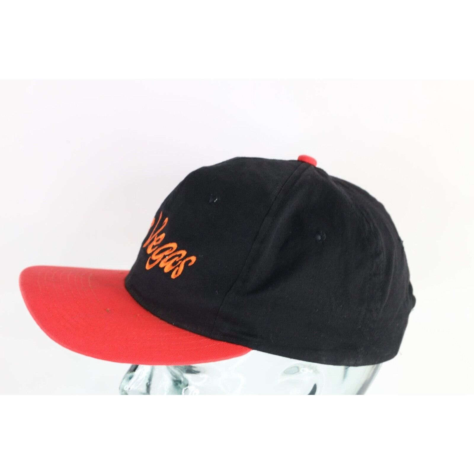 Vintage Vintage 90s Streetwear Faded Spell Out Cursive Las Vegas Hat Size ONE SIZE - 3 Thumbnail