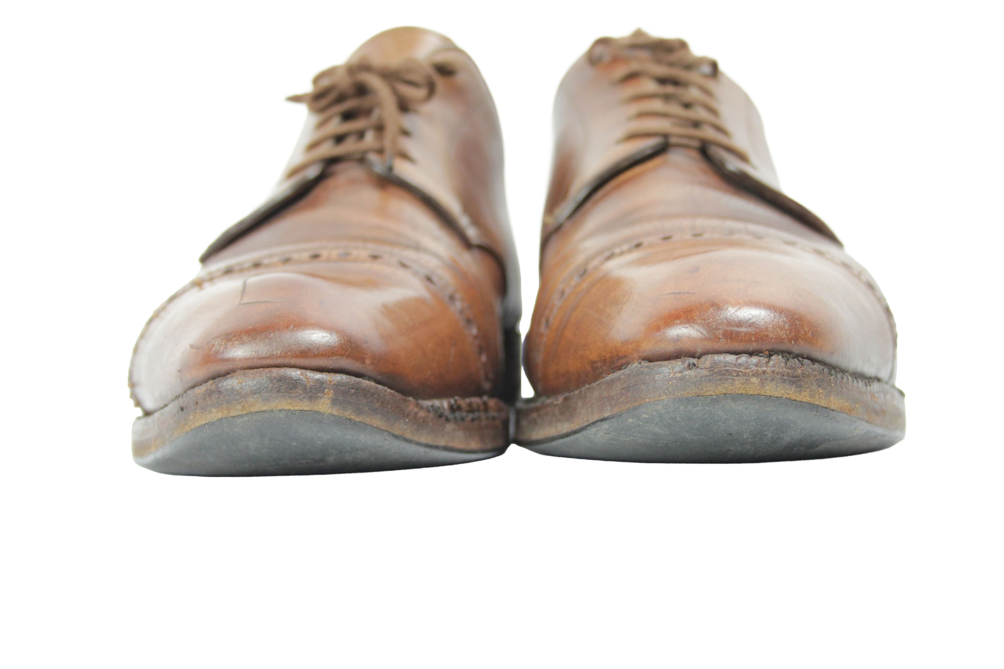 John Lobb 90S Bespoke 5-Eyelet Cap Toe Blucher Derby Vintage Size US 10.5 / EU 43-44 - 4 Thumbnail