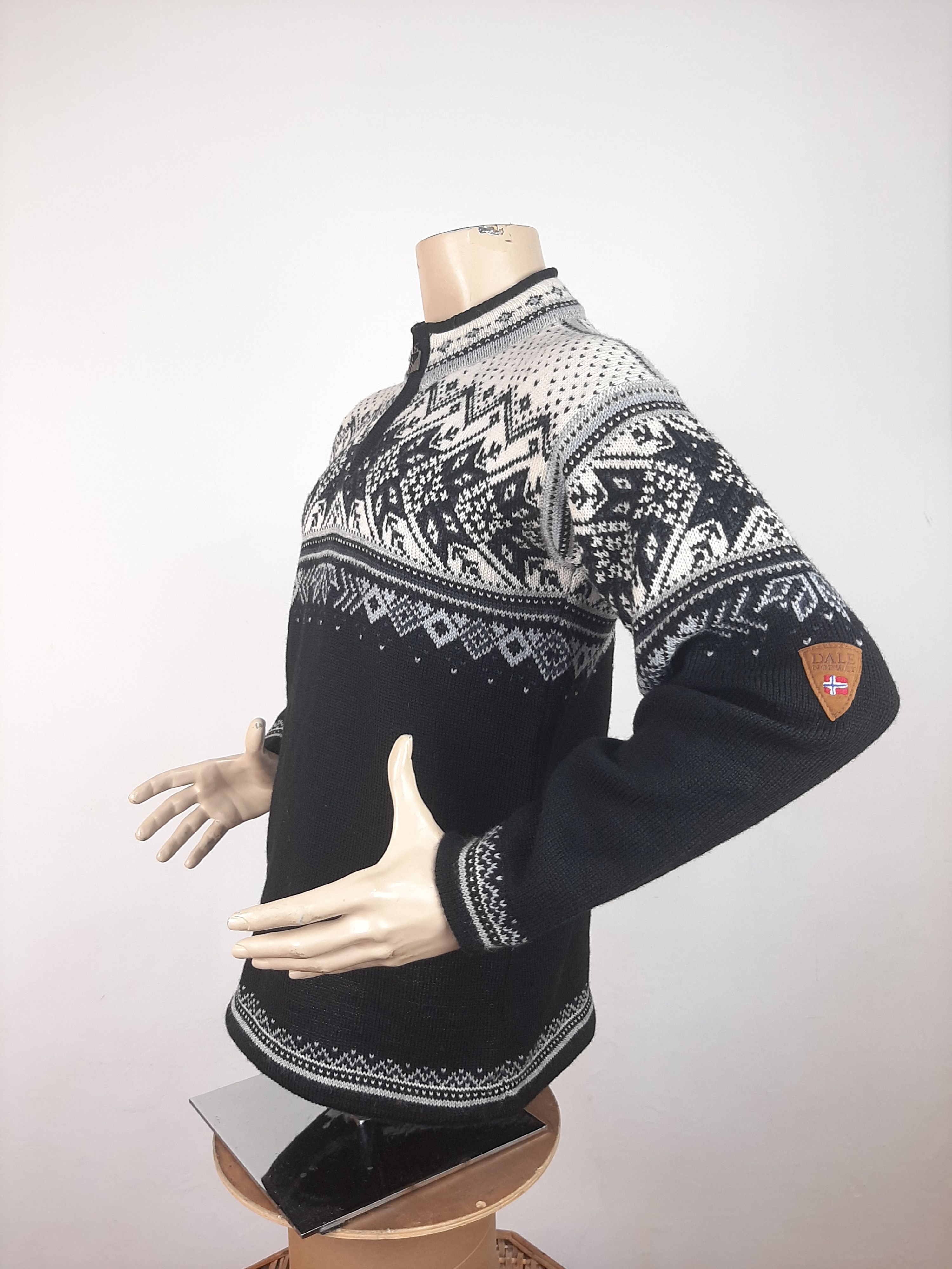Dale Of Norway Dale of Norway Vail 1/4 Zip Sweater Black Men's S Size US S / EU 44-46 / 1 - 3 Thumbnail