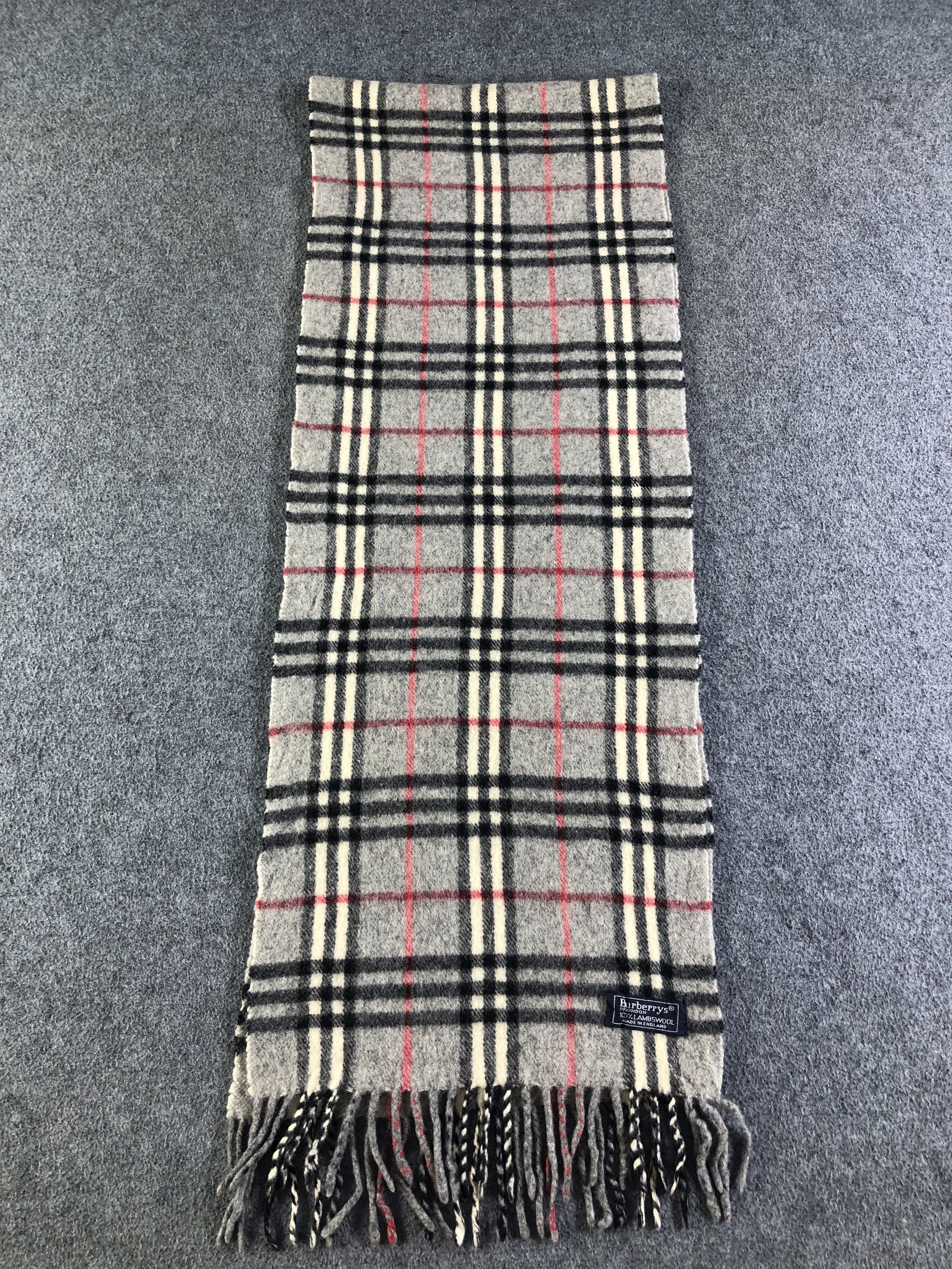 Burberry Burberry Lambswool Scarf / Muffler / Neckwear SS1425 Size ONE SIZE - 3 Thumbnail