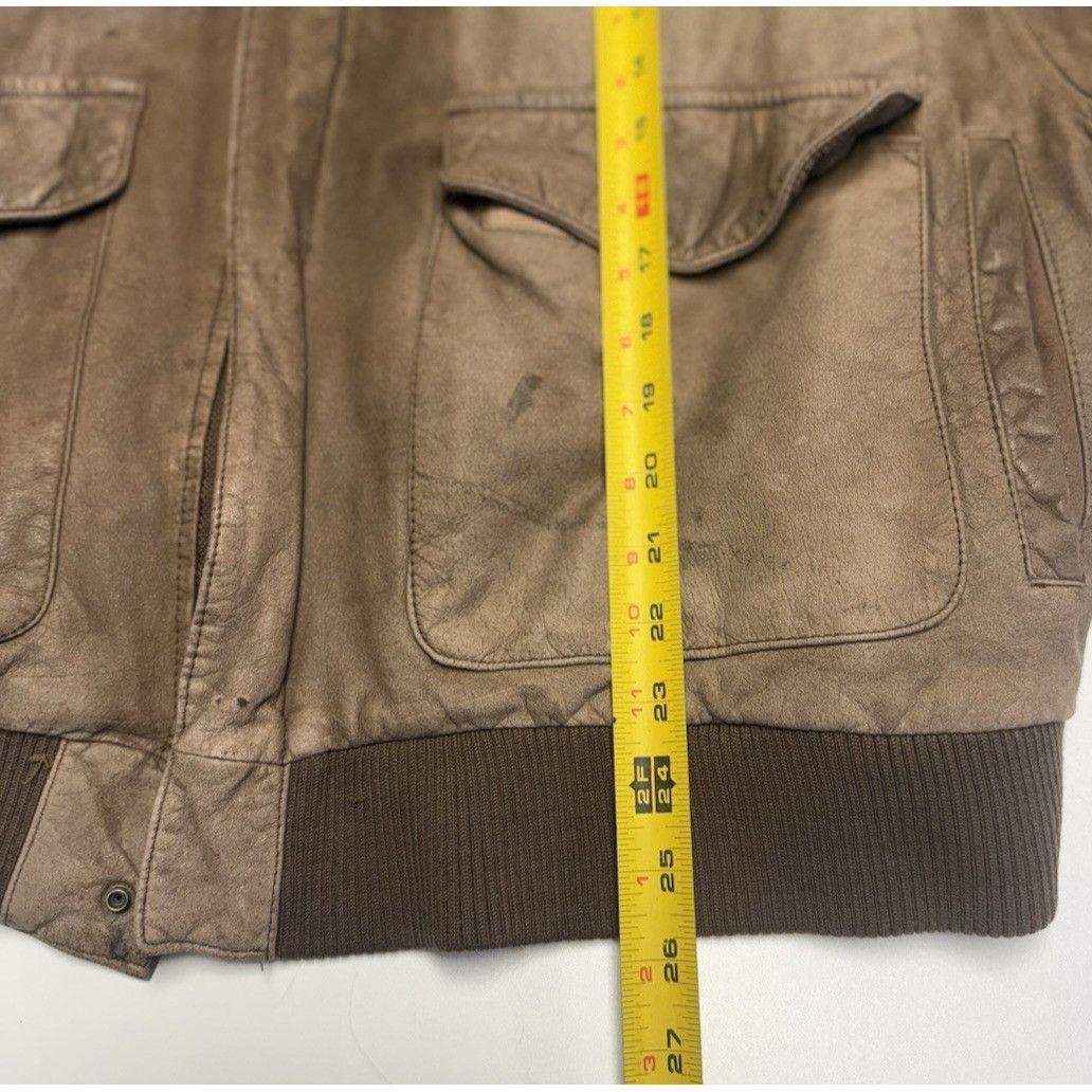 Vintage G-III Global Identity Leather Bomber Jacket Brown Korea Size Size US L / EU 52-54 / 3 - 21 Thumbnail