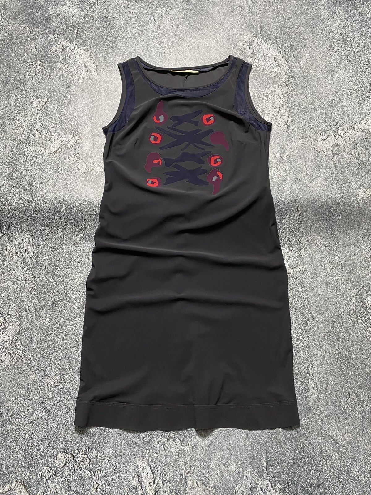 Marithe + Francois Girbaud Marithe+Francois Girbaud Stretch Logo Sleeveless Dress Size S / US 4 / IT 40 - 1 Thumbnail