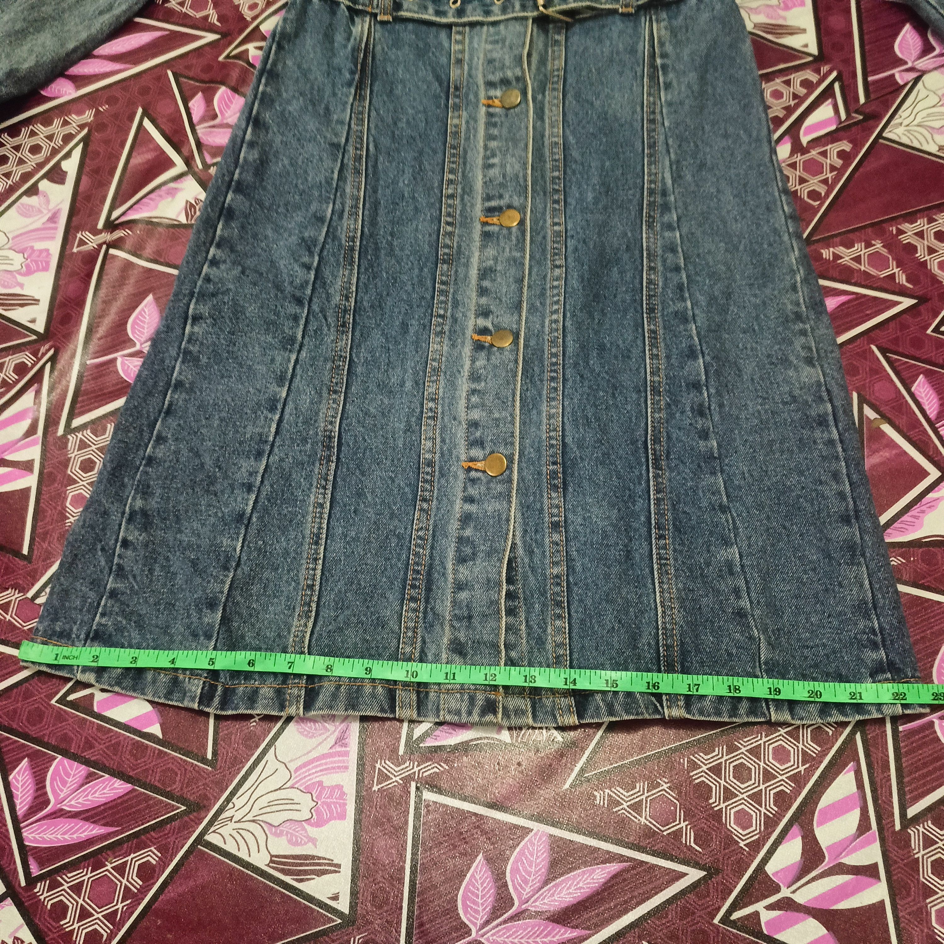 If Six Was Nine Garment Document Denim Long Jacket Button Size S / US 4 / IT 40 - 22 Thumbnail