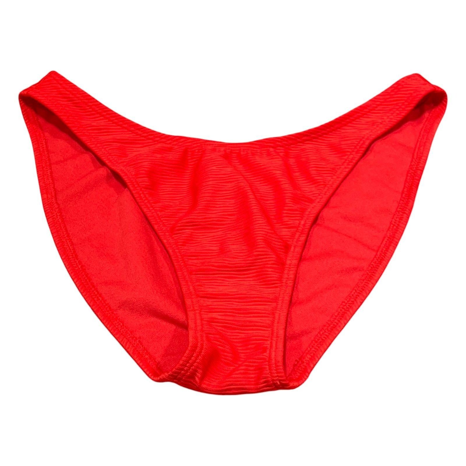 Other Wild fable - Women's Textured High Leg Cheeky Bikini Bottom Size ONE SIZE - 3 Thumbnail