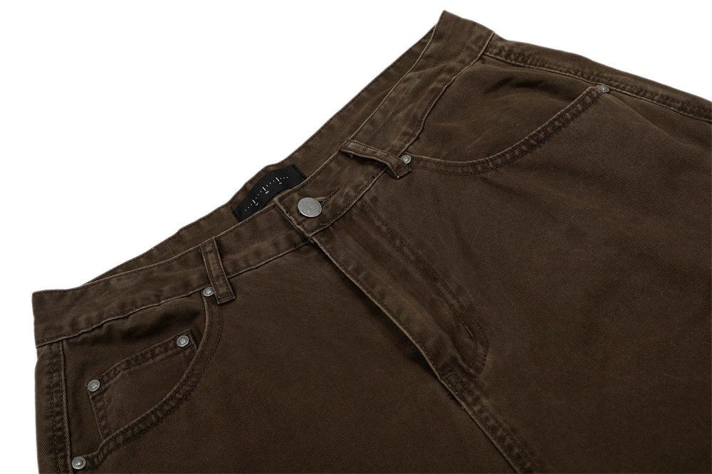 Japanese Brand × Jean Loose stitching washed cargo punk distressed scimitar pants Size US 32 / EU 48 - 3 Thumbnail