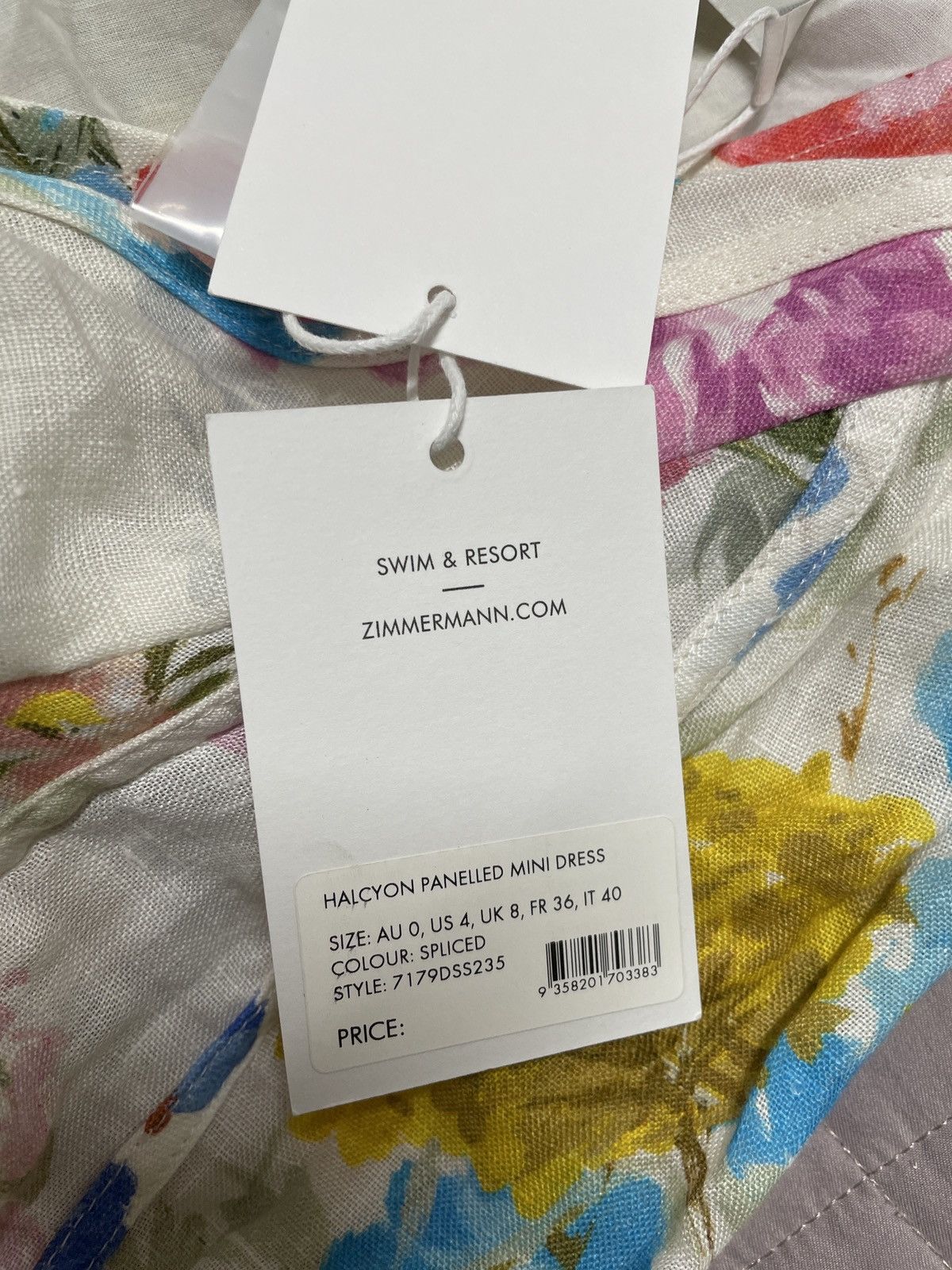 Zimmermann Halcyon Panelled Mini Dress Size S / US 4 / IT 40 - 8 Thumbnail