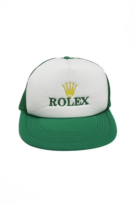 Vintage Rolex Vintage Mesh Trucker Nylon Snapback Cap Hat Grailed