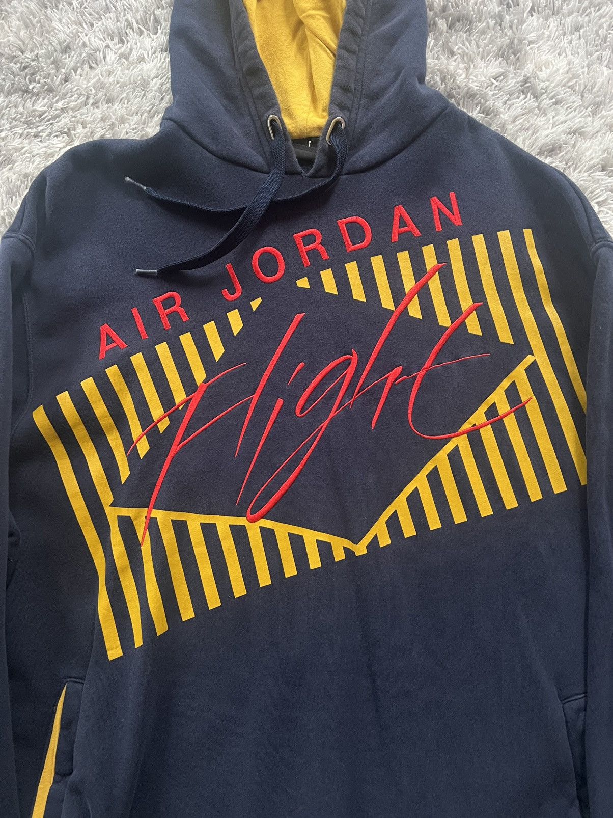 Nike Y2K Air Jordan Flight Hoodie Size US XL / EU 56 / 4 - 2 Thumbnail