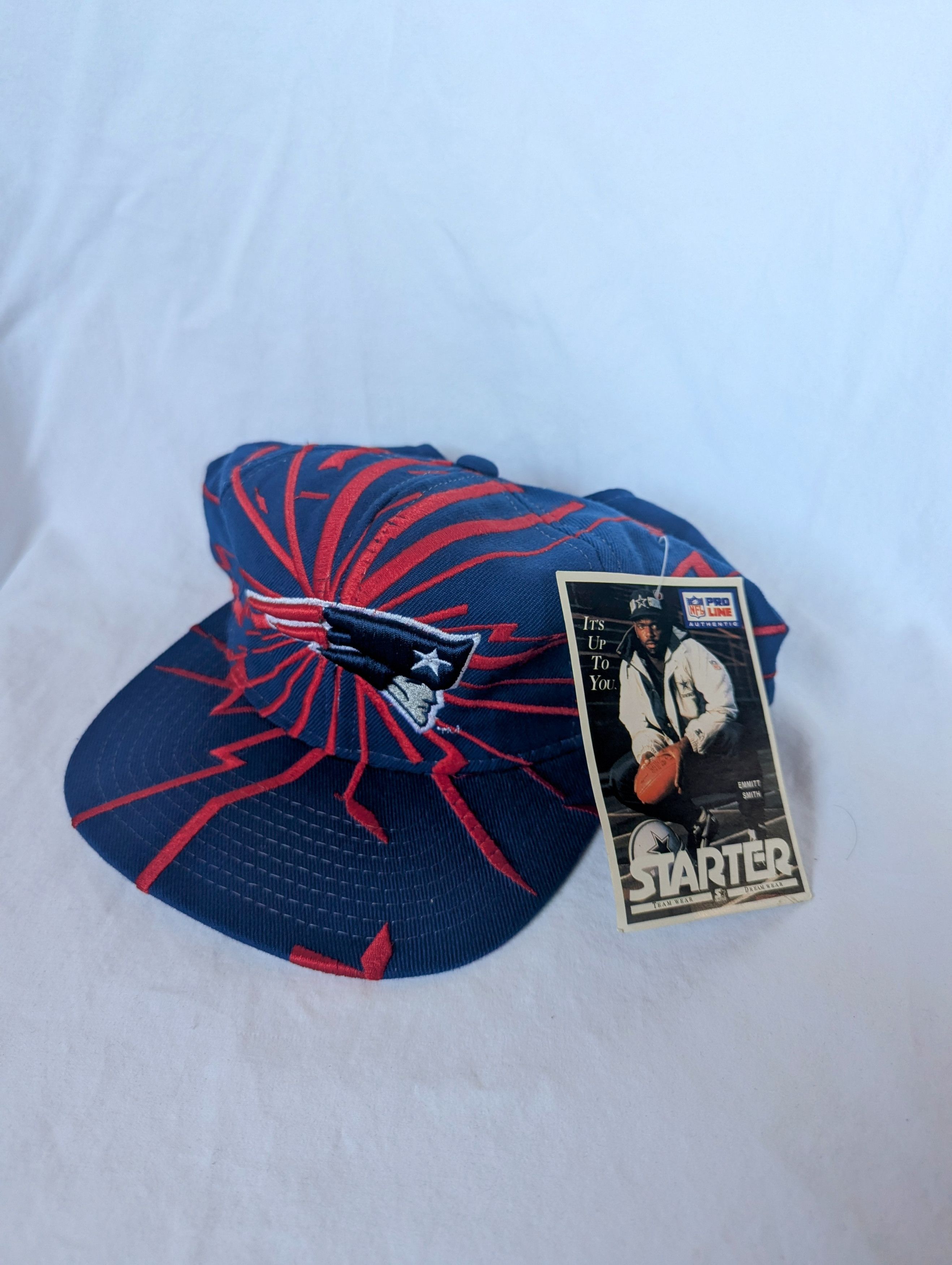 Starter New England Patriots NWT Vintage Starter Collision Hat Size ONE SIZE - 1 Thumbnail