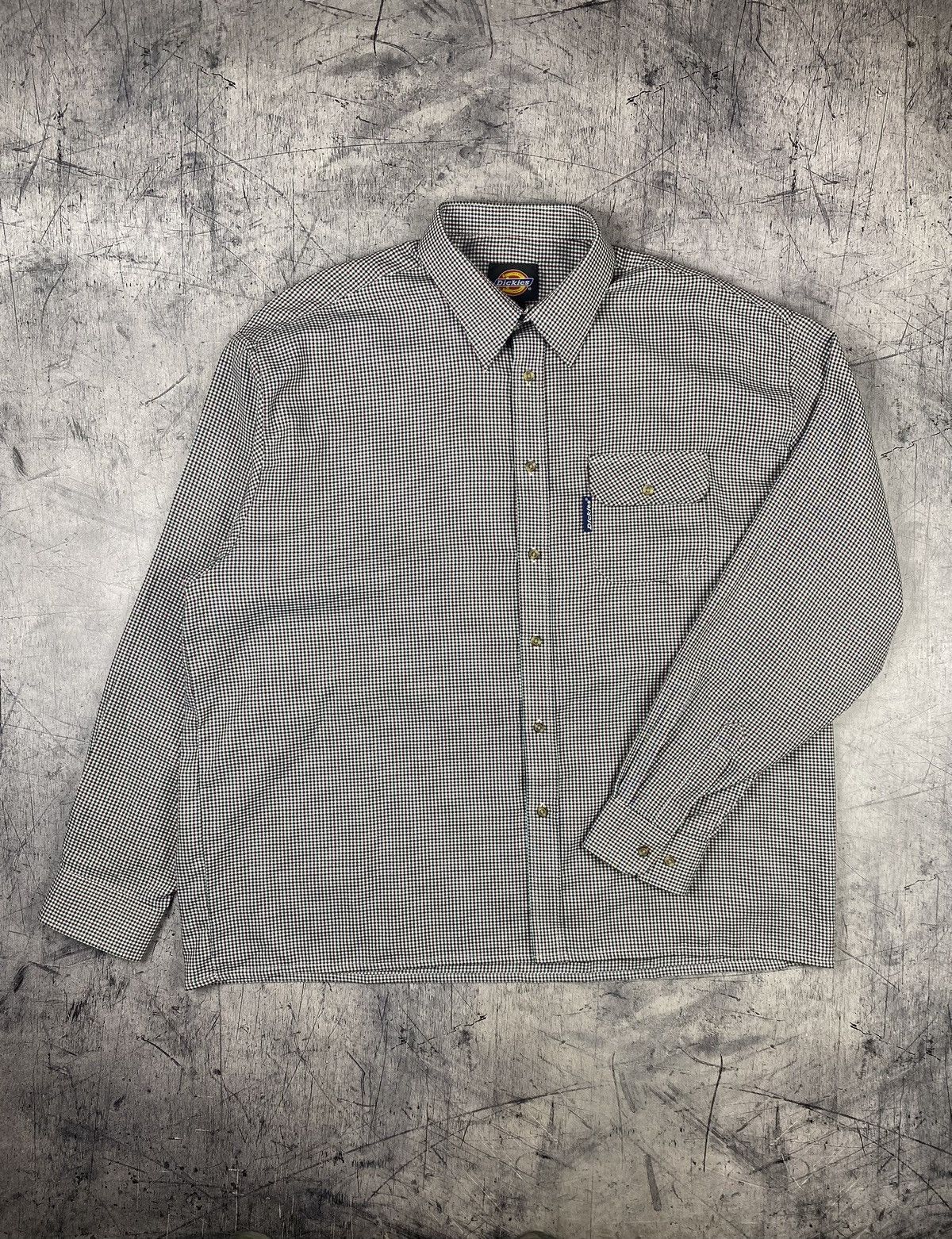 Dickies × Vintage Vintage Dickies Button Up Long Sleeve Shirt Size XXL Size US XXL / EU 58 / 5 - 2 Thumbnail