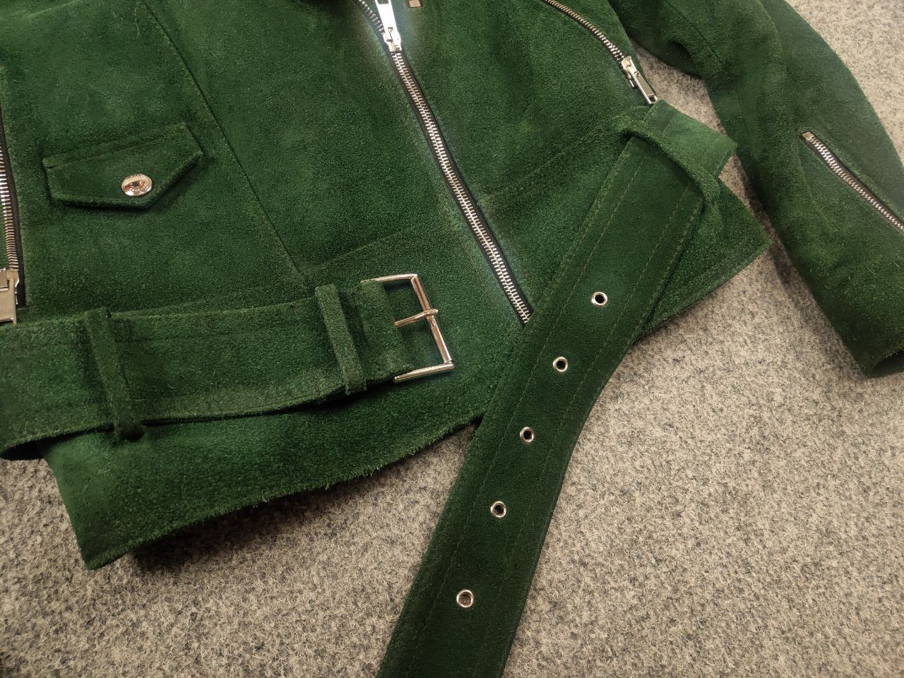 Belstaff Belstaff Elkstone Suede Leather Biker zip Jacket Vintage Size S / US 4 / IT 40 - 8 Thumbnail