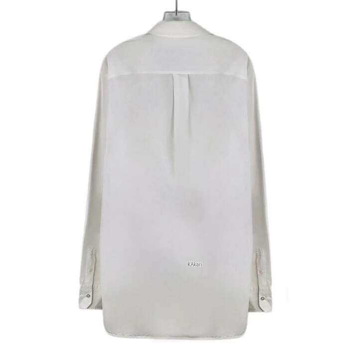 Louis Vuitton Louis Vuitton White Cotton Collar Button-Down Shirt Size US L / EU 52-54 / 3 - 2 Thumbnail