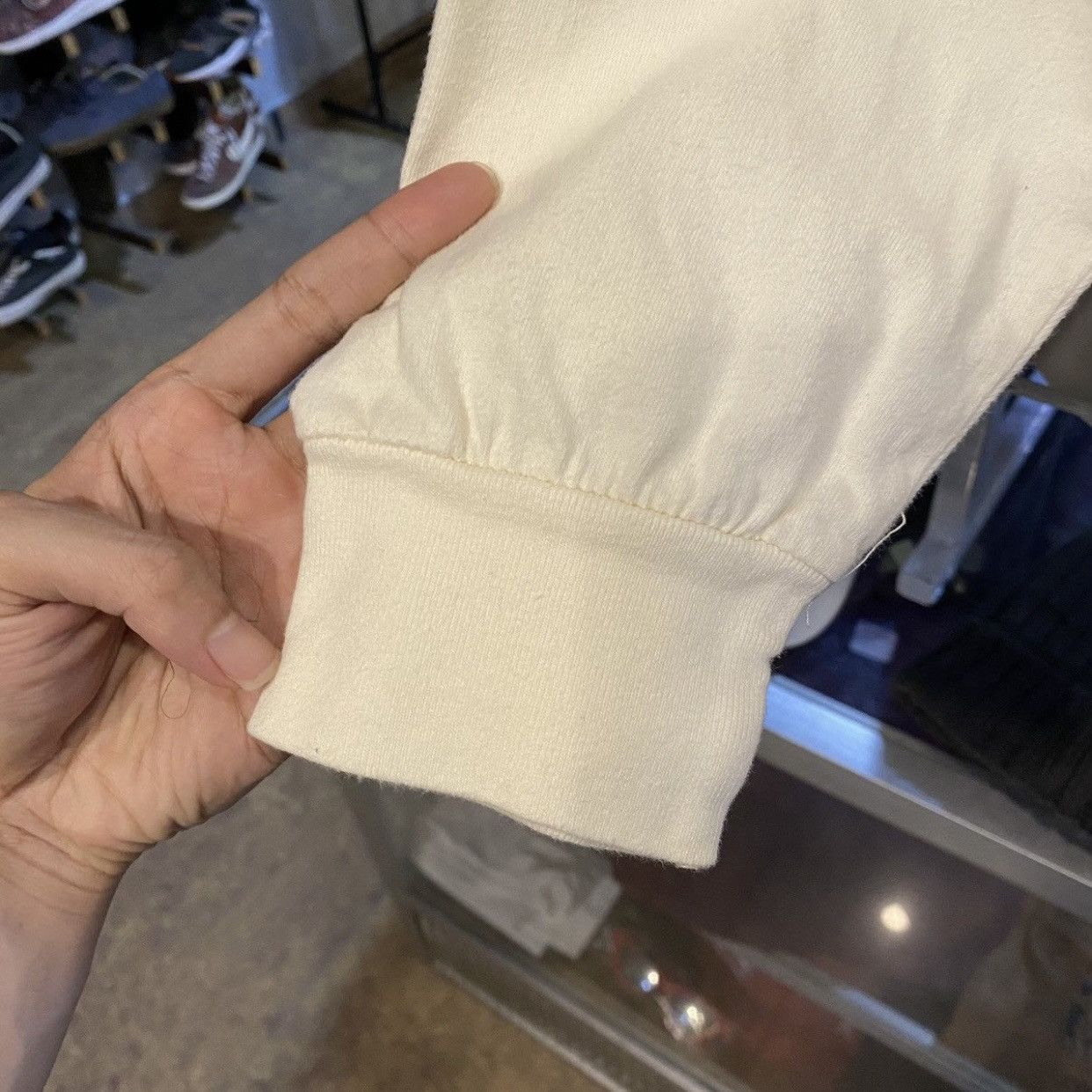 Supreme Supreme Plain White L/S Authentic Size L Size US L / EU 52-54 / 3 - 7 Thumbnail